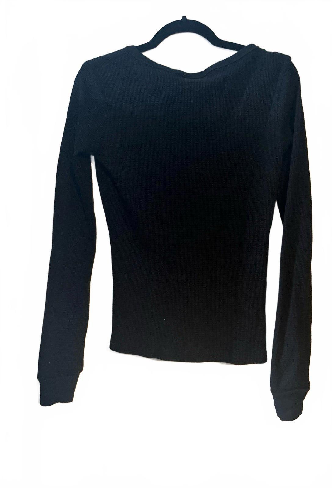 Designer American Tall Long Sleeve Henley Shirt - Size LT Size L / US 10 / IT 46 - 3 Thumbnail