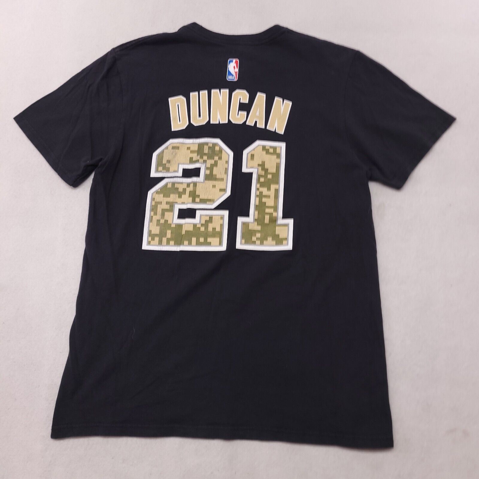 Adidas Adidas Antonio Spurts #21 Duncan T-Shirt Adult Mens Size M Size US M / EU 48-50 / 2 - 11 Thumbnail