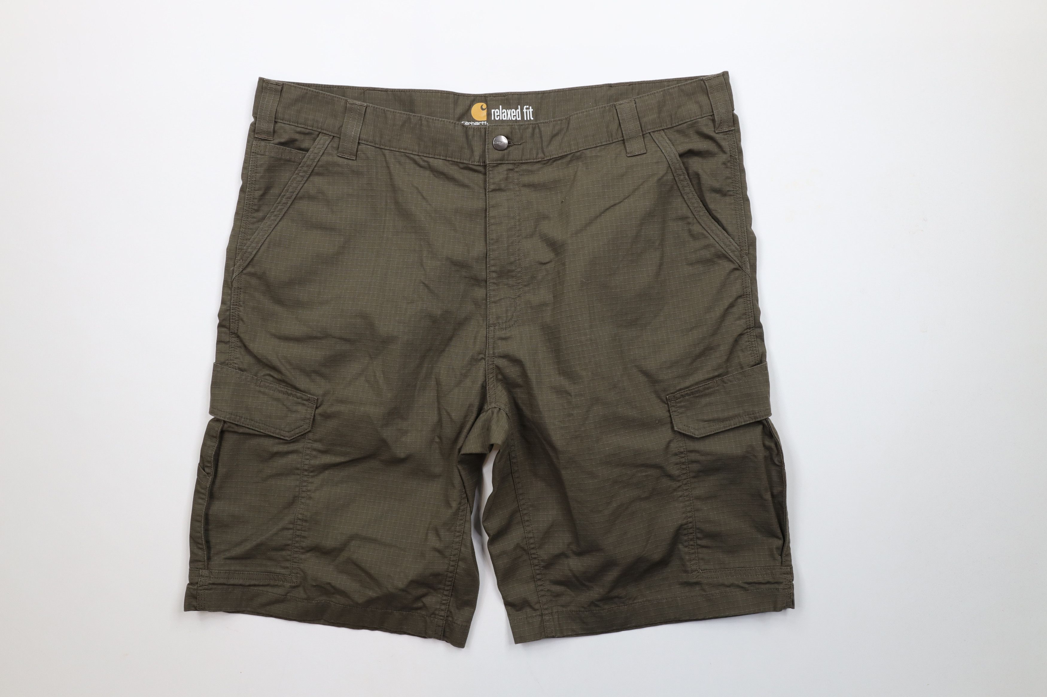 Carhartt × Vintage Vintage Y2K Carhartt Spell Ripstop Relaxed Fit Cargo Shorts Size US 42 / EU 58 - 1 Thumbnail