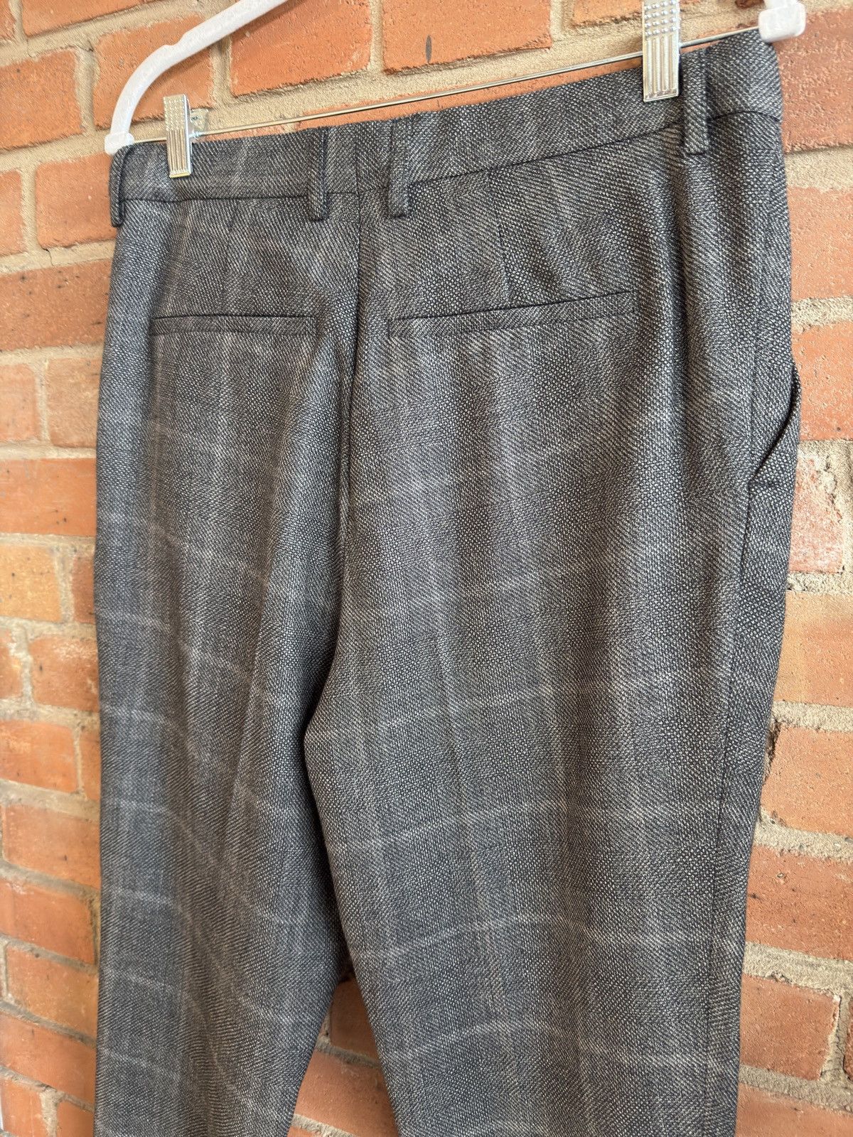 Ann Demeulemeester Ann Demeulemeester Plaid Wool Trousers Size US 31 - 3 Thumbnail