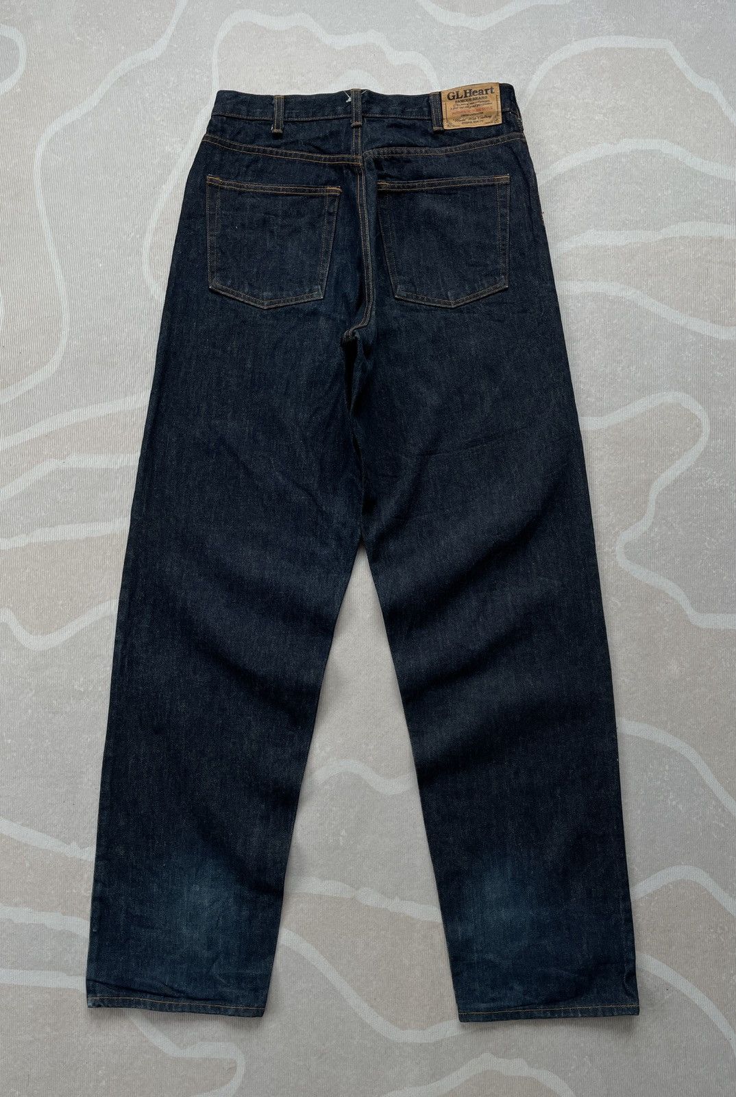 Japanese Brand × Jean GL Heart Straight Loose Jeans (LG151) Size US 29 - 2 Thumbnail