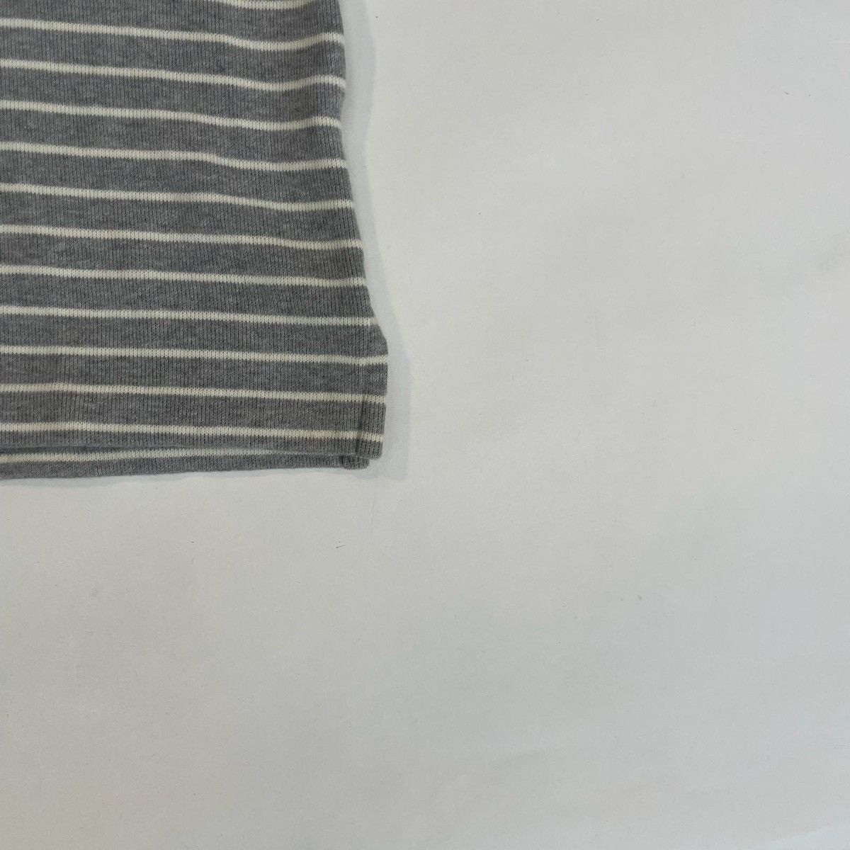 Polo Ralph Lauren Polo Ralph Lauren Striped Grey Half Zip Sweater Jumper Size US L / EU 52-54 / 3 - 5 Thumbnail