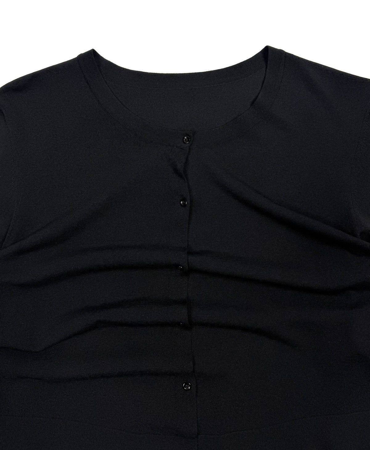 Alaia Alaia Archive Black Cropped Button Viscose Cardigan Size 42 Size M / US 6-8 / IT 42-44 - 12 Thumbnail