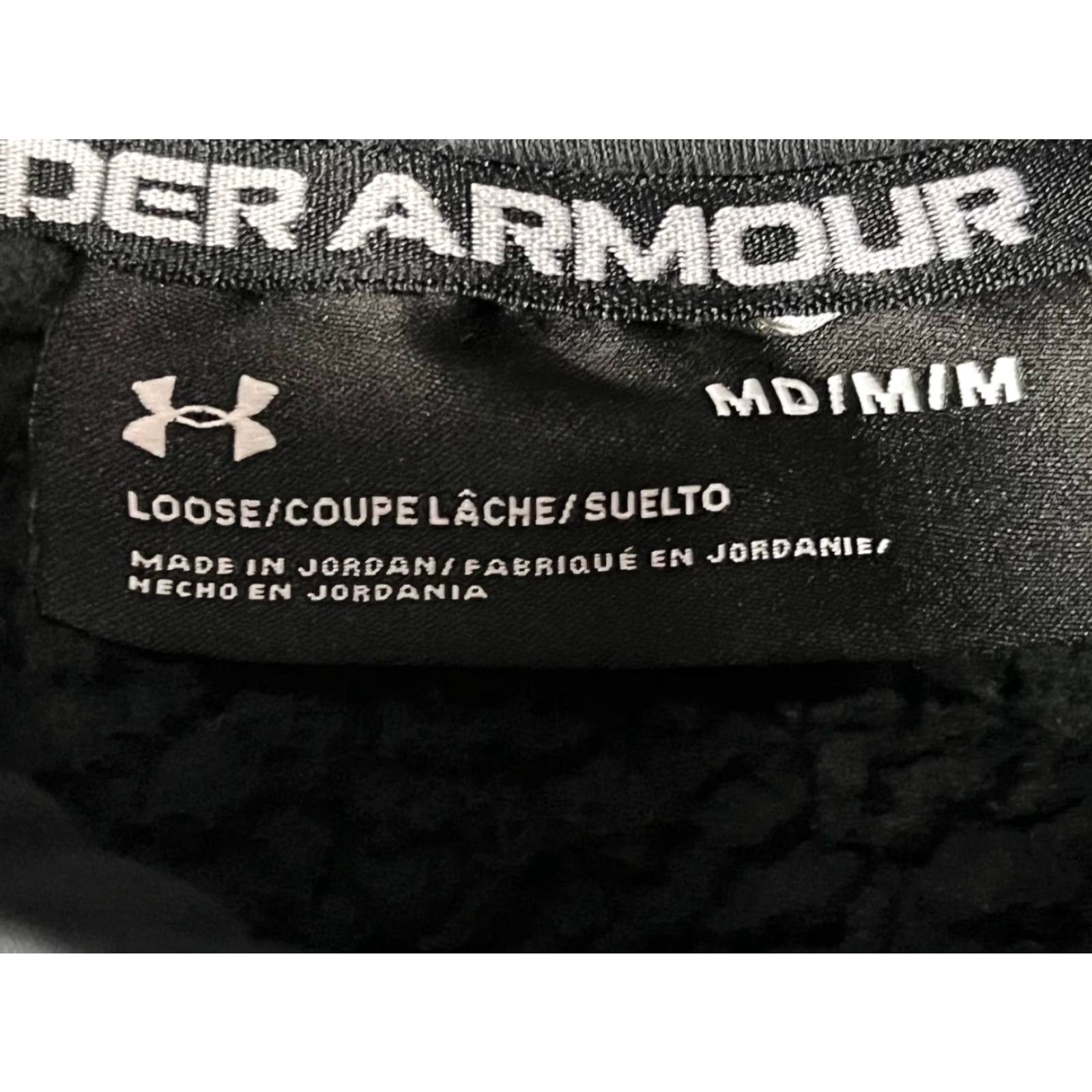 Under Armour Under Armour Hoodie Women Black Teddy Fleece Sherpa Crop Size Medium Pullover Long Sleeve Pockets Activewear Size M / US 6-8 / IT 42-44 - 6 Thumbnail