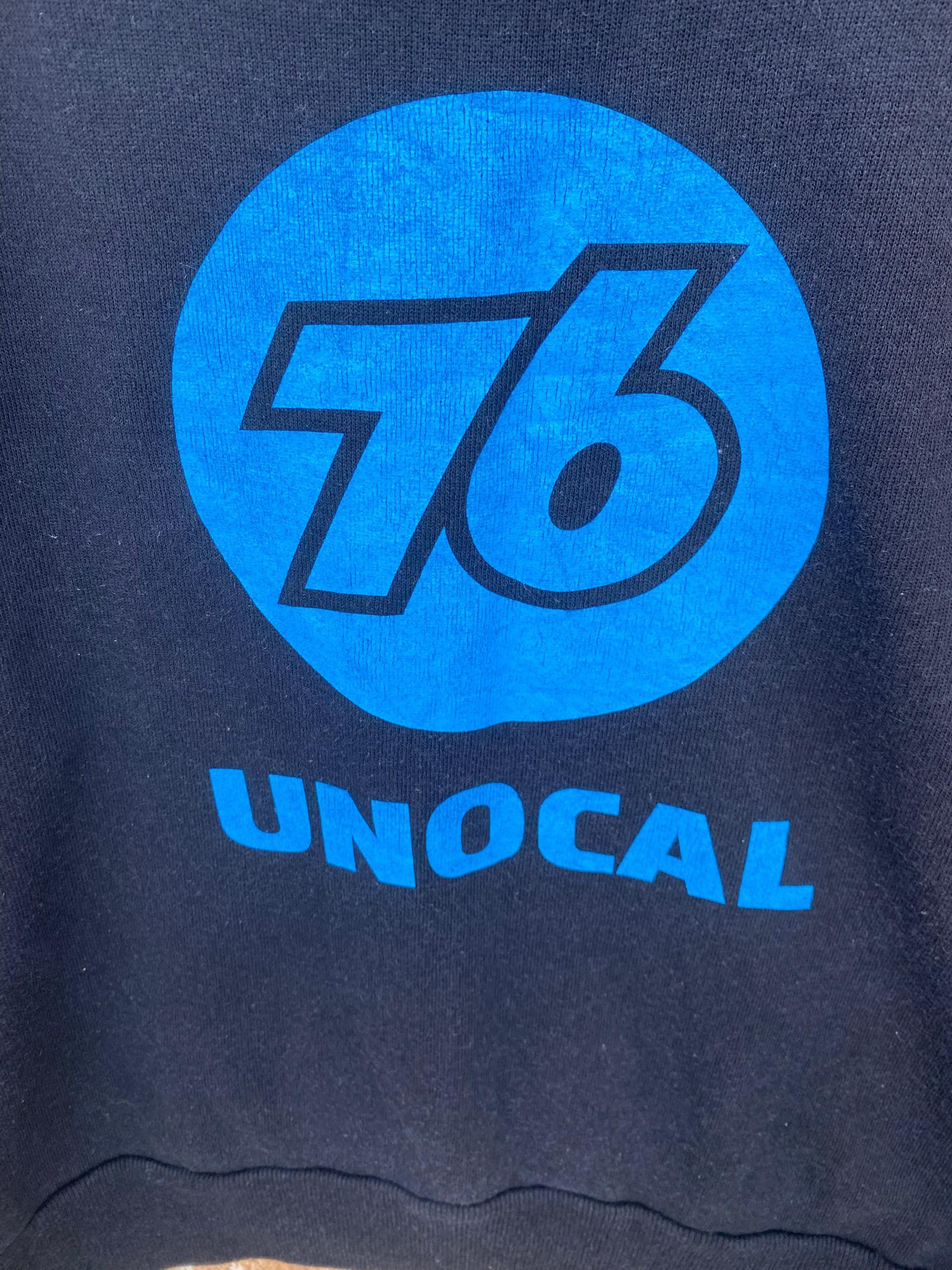Hanes Vintage 90s 76 Unocal Motorcycles Racing Sweatshirt Size US M / EU 48-50 / 2 - 3 Thumbnail