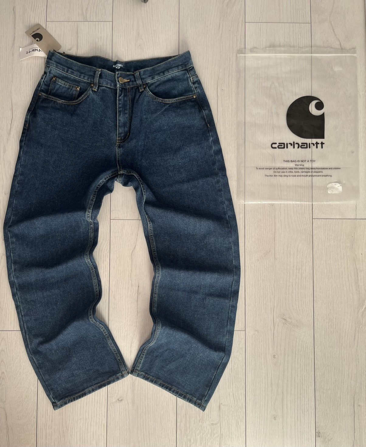 Carhartt Carhartt WIP Brandon Jeans – Blue Size US 33 - 1 Thumbnail