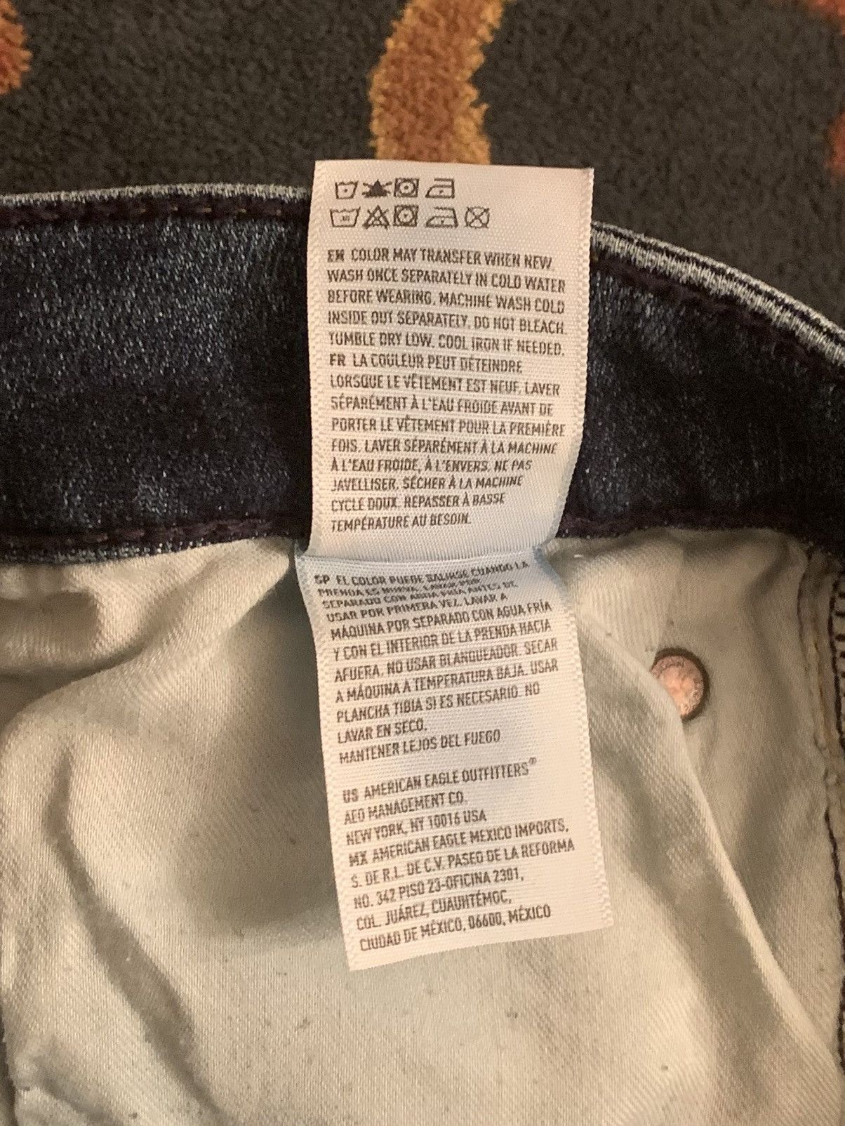 American Eagle Outfitters Vintage Y2K American Eagle Faded Blue Super Skinny Jeans Size US 44 / EU 60 - 7 Thumbnail