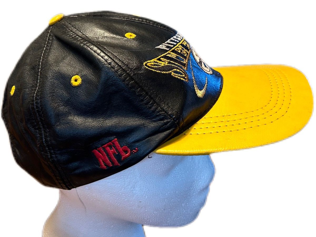 NFL × Vintage Vintage Leather Steelers Hat Size ONE SIZE - 2 Thumbnail