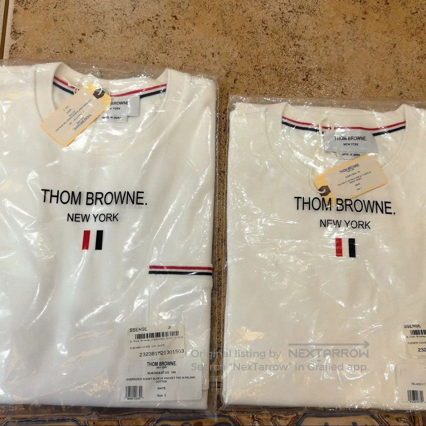Thom Browne THOM BROWNE White Short. Size US L / EU 52-54 / 3 - 1 Thumbnail