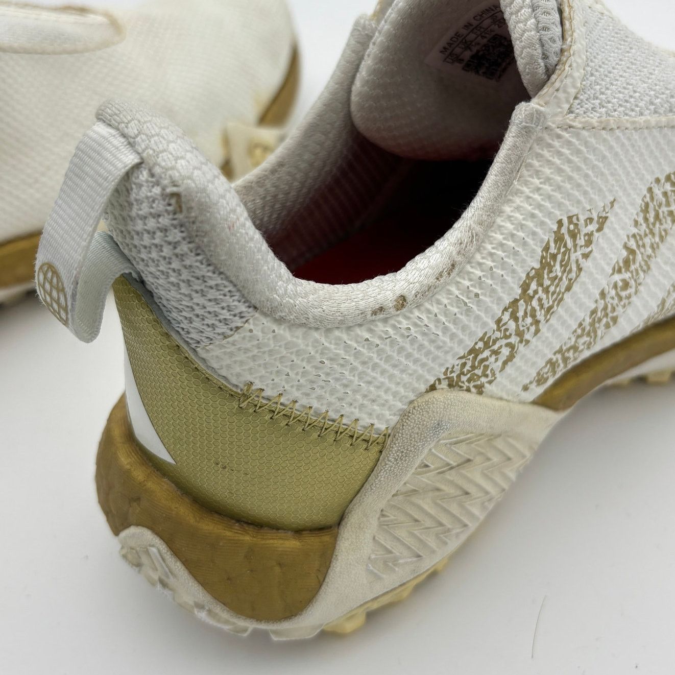 Adidas Adidas Codechaos 22 BOA White Gold Golf Shoes Men's 8 Size US 8 / EU 41 - 12 Thumbnail