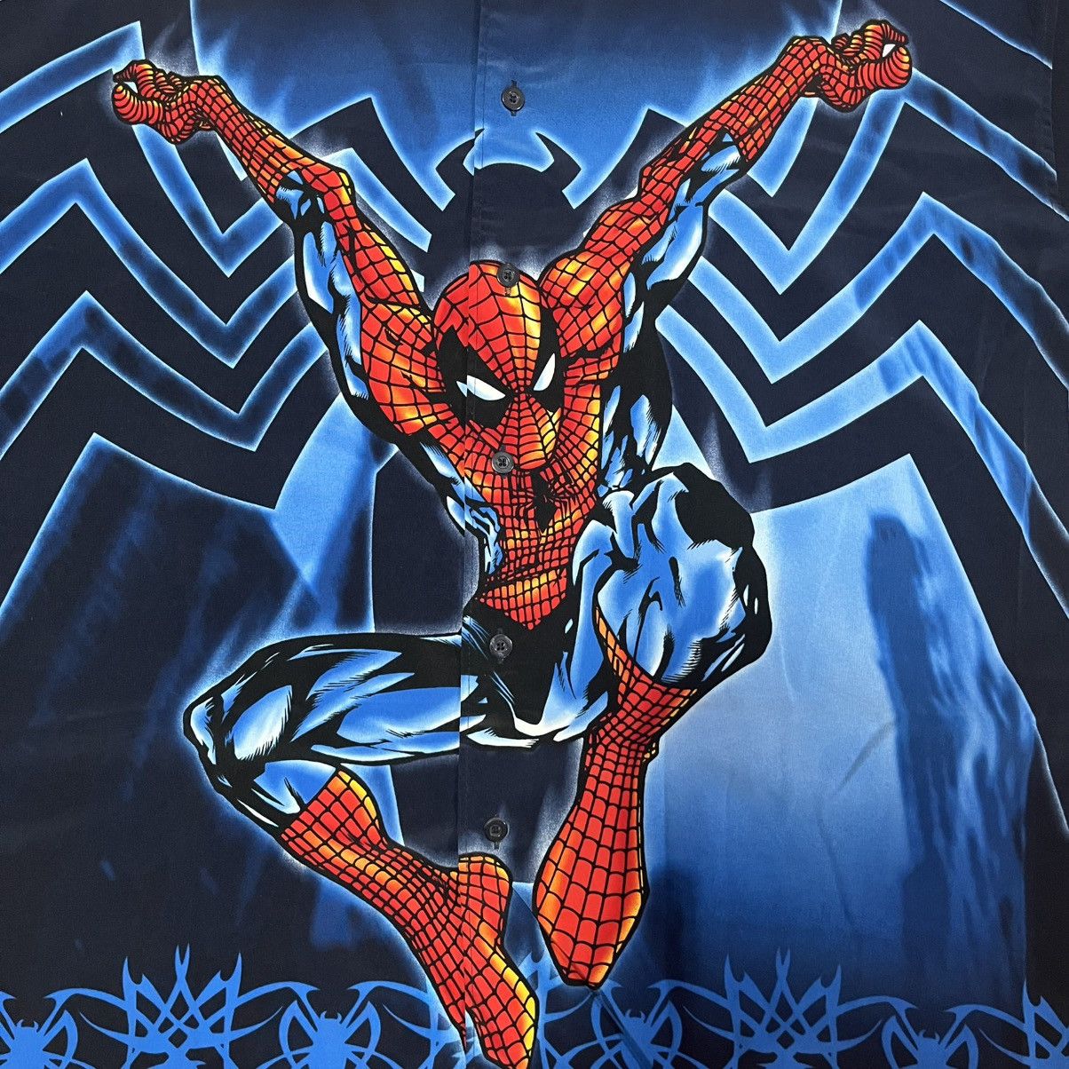 Marvel Comics × Vintage Vintage Marvel Spiderman Size US XXL / EU 58 / 5 - 2 Thumbnail
