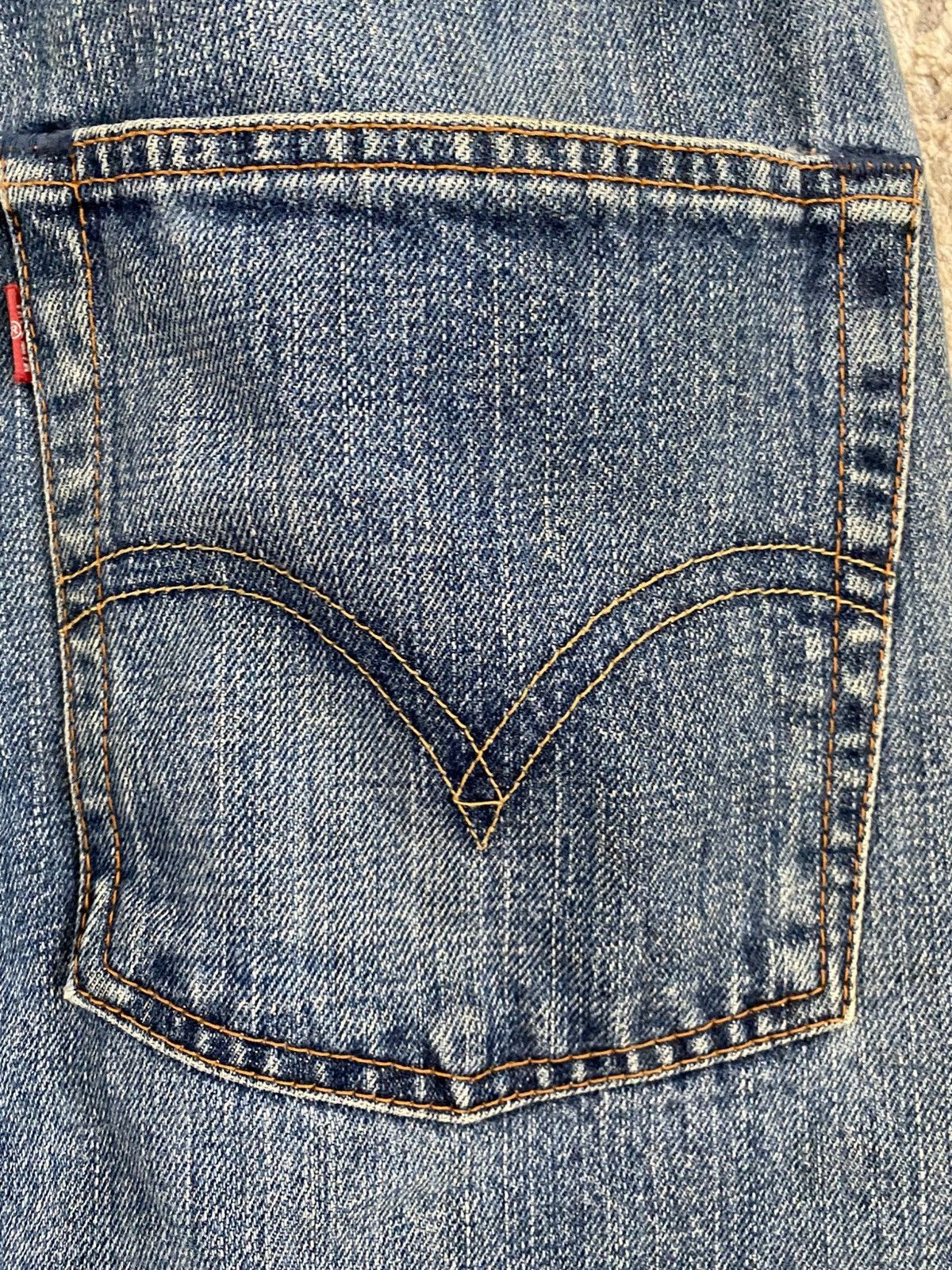 Comme des Garcons Junya Watanabe x Corso Como SS02 Painted Blue Levis Jeans Size US 28 / EU 44 - 11 Thumbnail