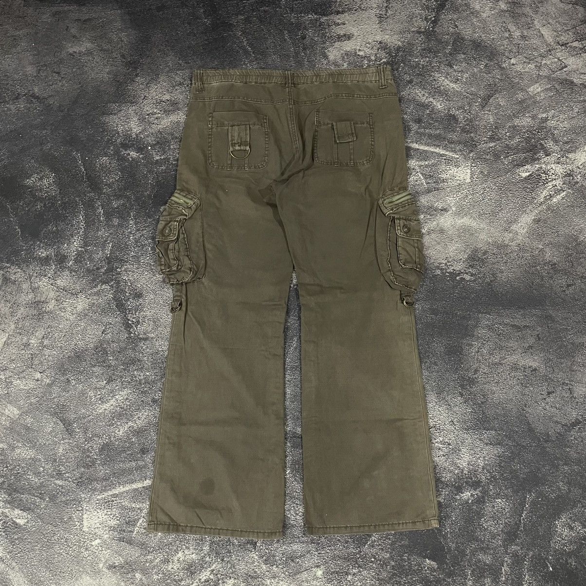Other Y2K Brown Cargo Pants Utility Techwear Baggy Military Style Size US 32 / EU 48 - 2 Thumbnail