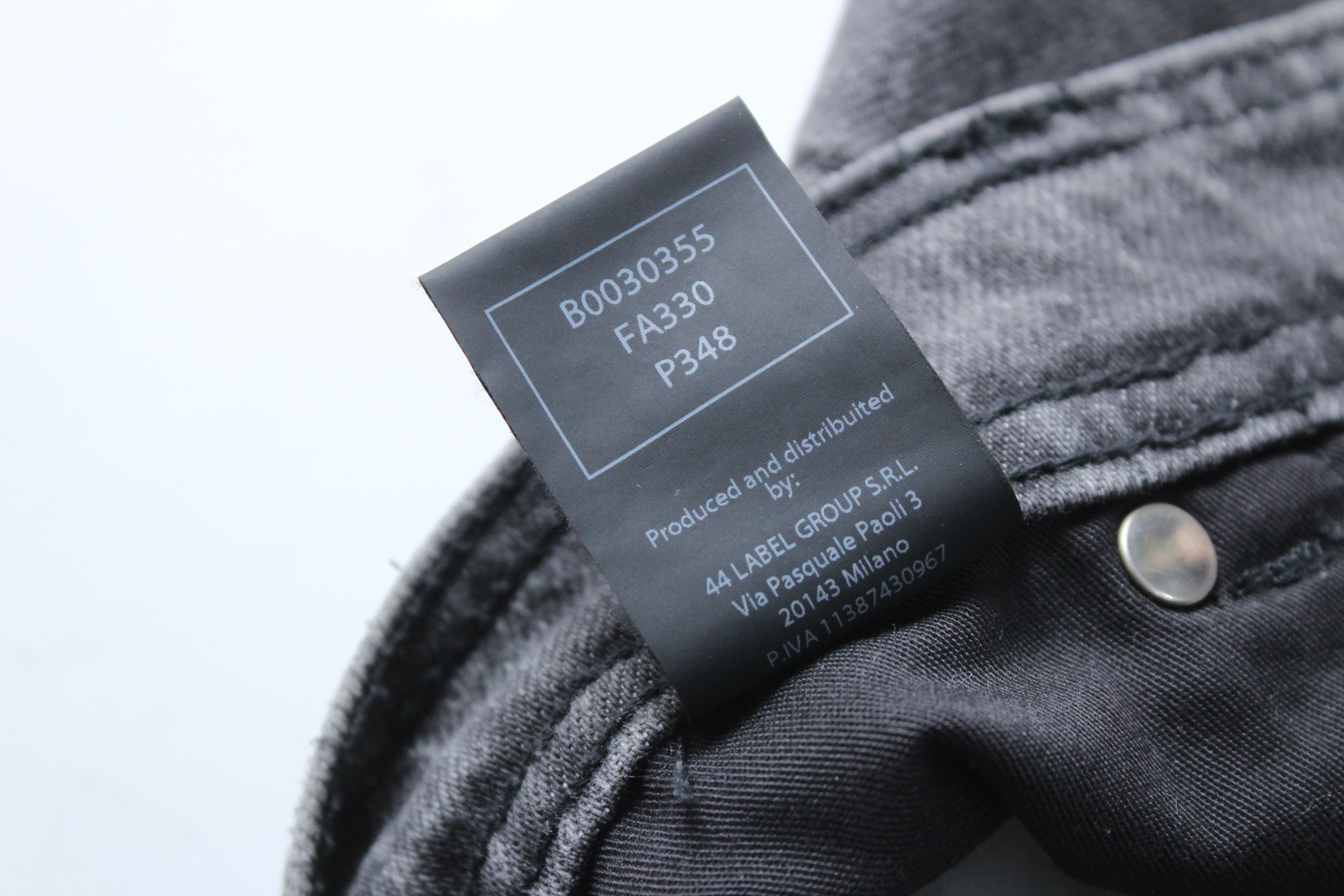 44 LABEL GROUP 44 Label Group Skyscraper Straight Leg Grey Jeans 44 Kobosil Size US 28 / EU 44 - 9 Thumbnail