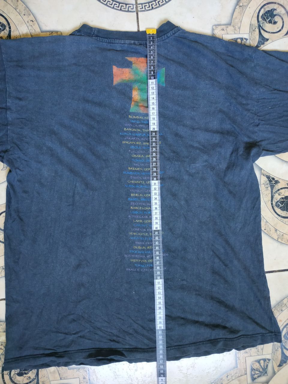 Vintage Vintage 90s Bon Jovi Cross Road Tour Tee XL Faded Size US XL / EU 56 / 4 - 6 Thumbnail
