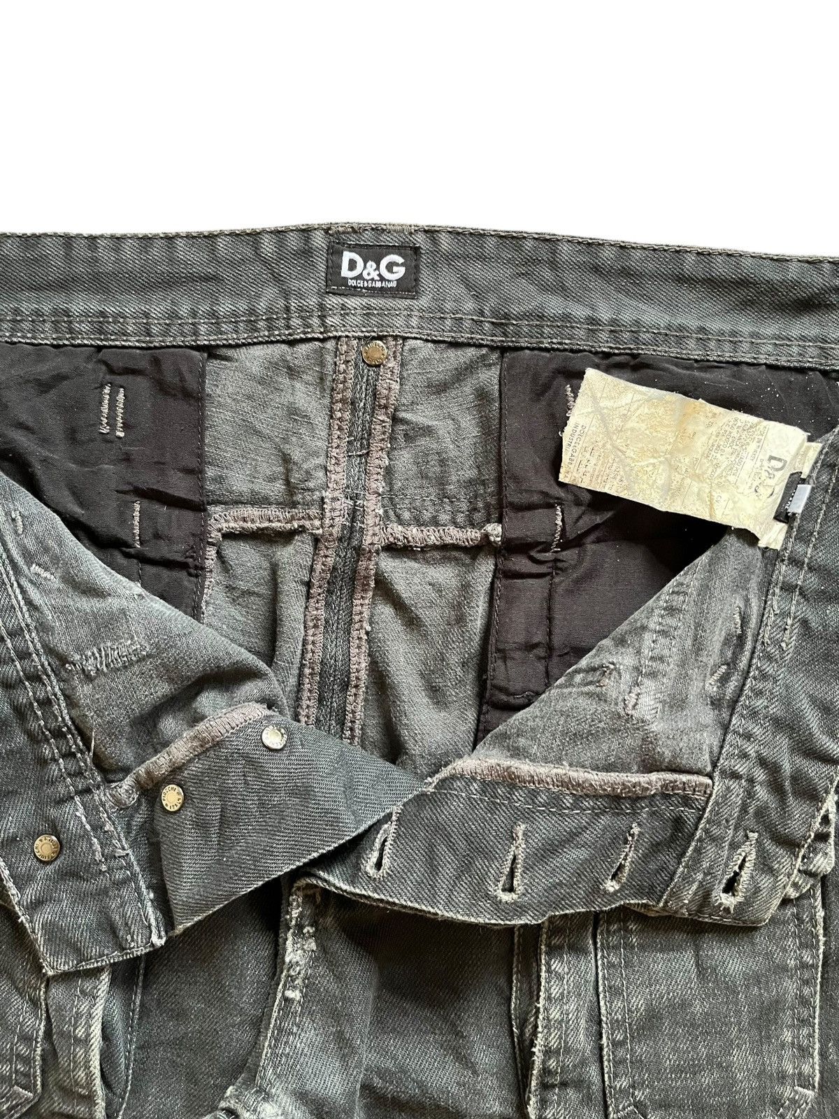 Dolce & Gabbana Vintage Dolce Gabbana Tactical Multi Pocket Baggy Jeans Size US 35 - 10 Thumbnail