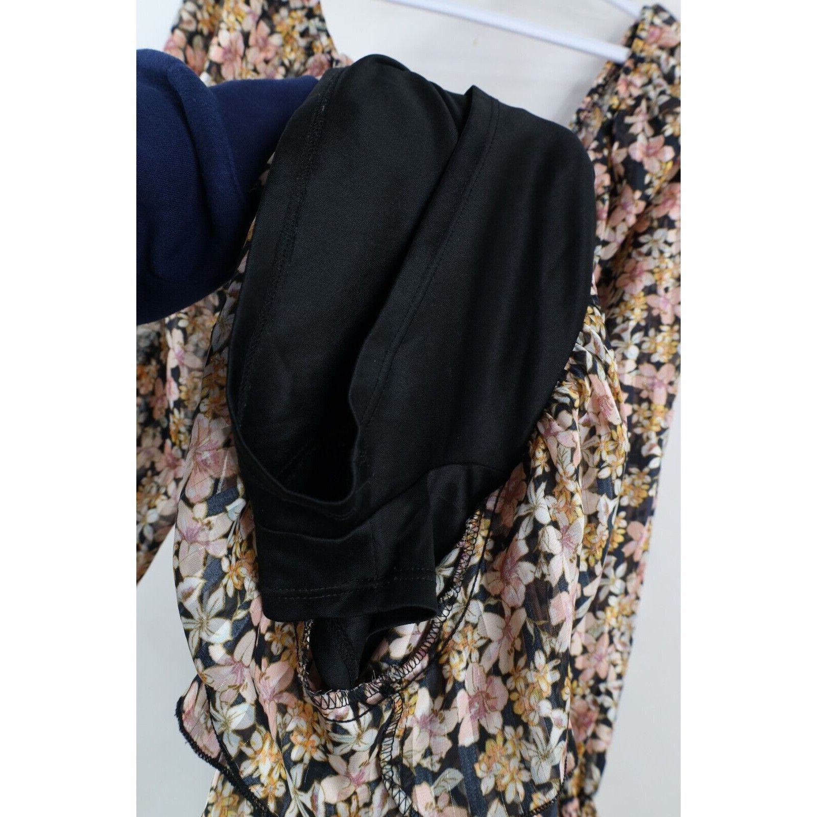 Vintage Vintage Y2K Sheer Ruffled Flower Tie Front Romper Dress Size S / US 4 / IT 40 - 11 Thumbnail
