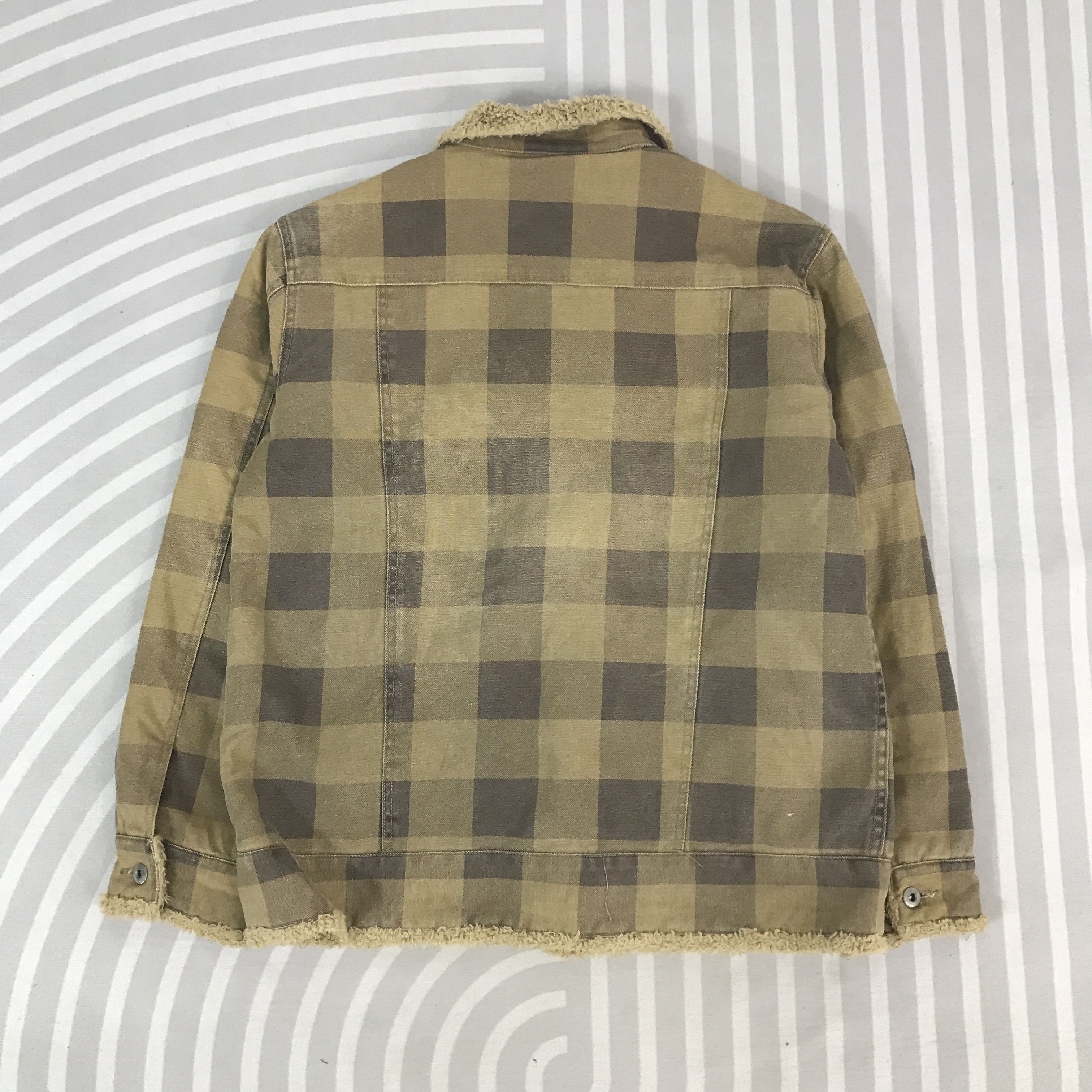 Japanese Brand Vintage Sky Walk Ranch tartan button sherpa Jacket Size US M / EU 48-50 / 2 - 3 Thumbnail