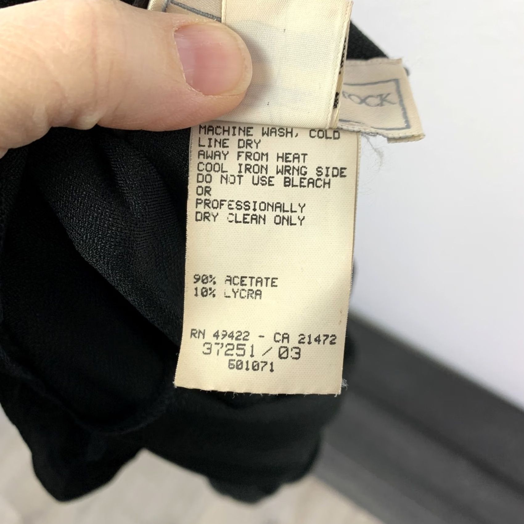Jessica McClintock VINTAGE Jessica McClintock Gunne Sax Black Mini Dress M Strappy Back Size M / US 6-8 / IT 42-44 - 6 Thumbnail
