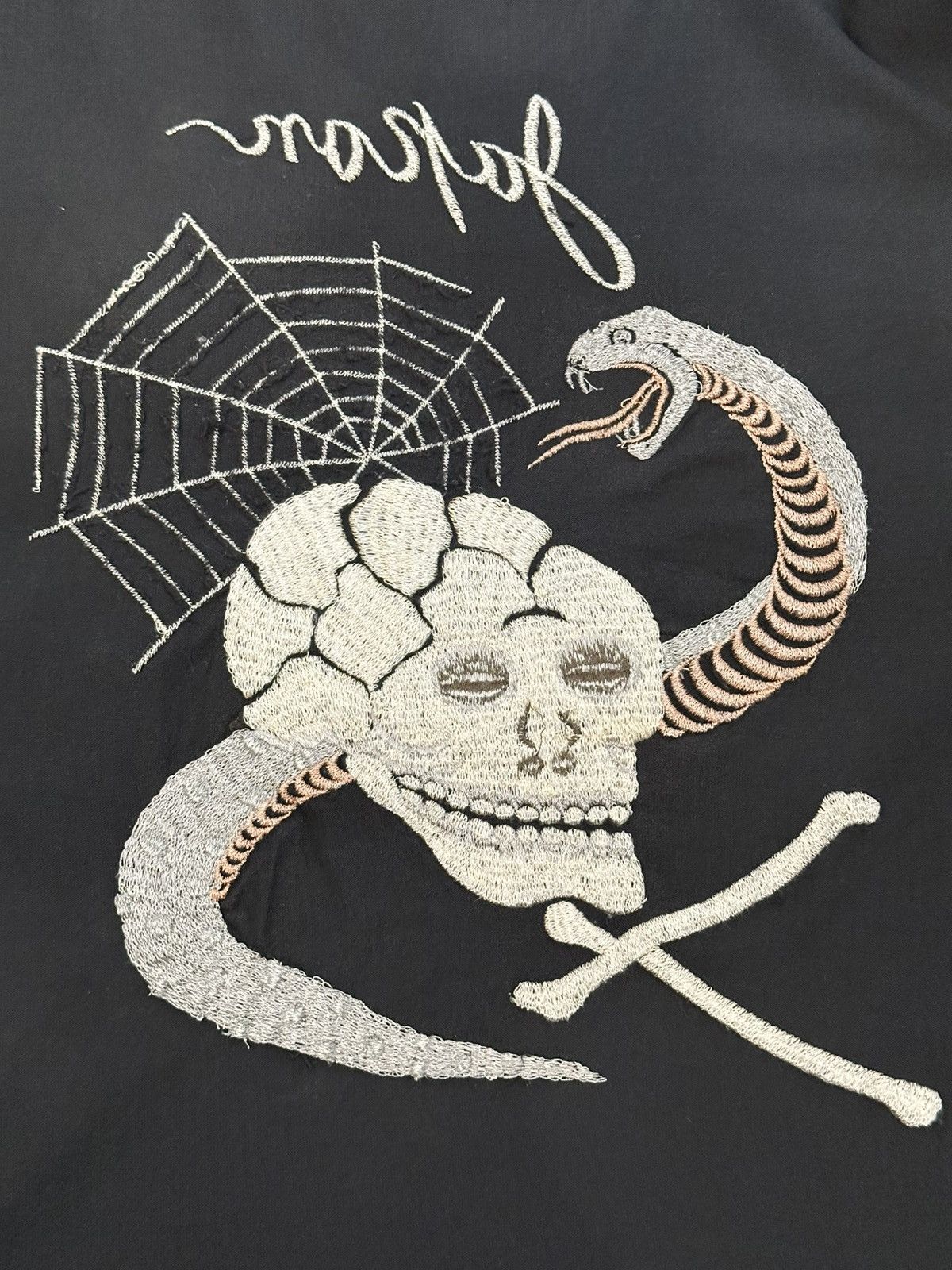 Toyo Enterprises Skull and Snake Embroidered Size US M / EU 48-50 / 2 - 6 Thumbnail