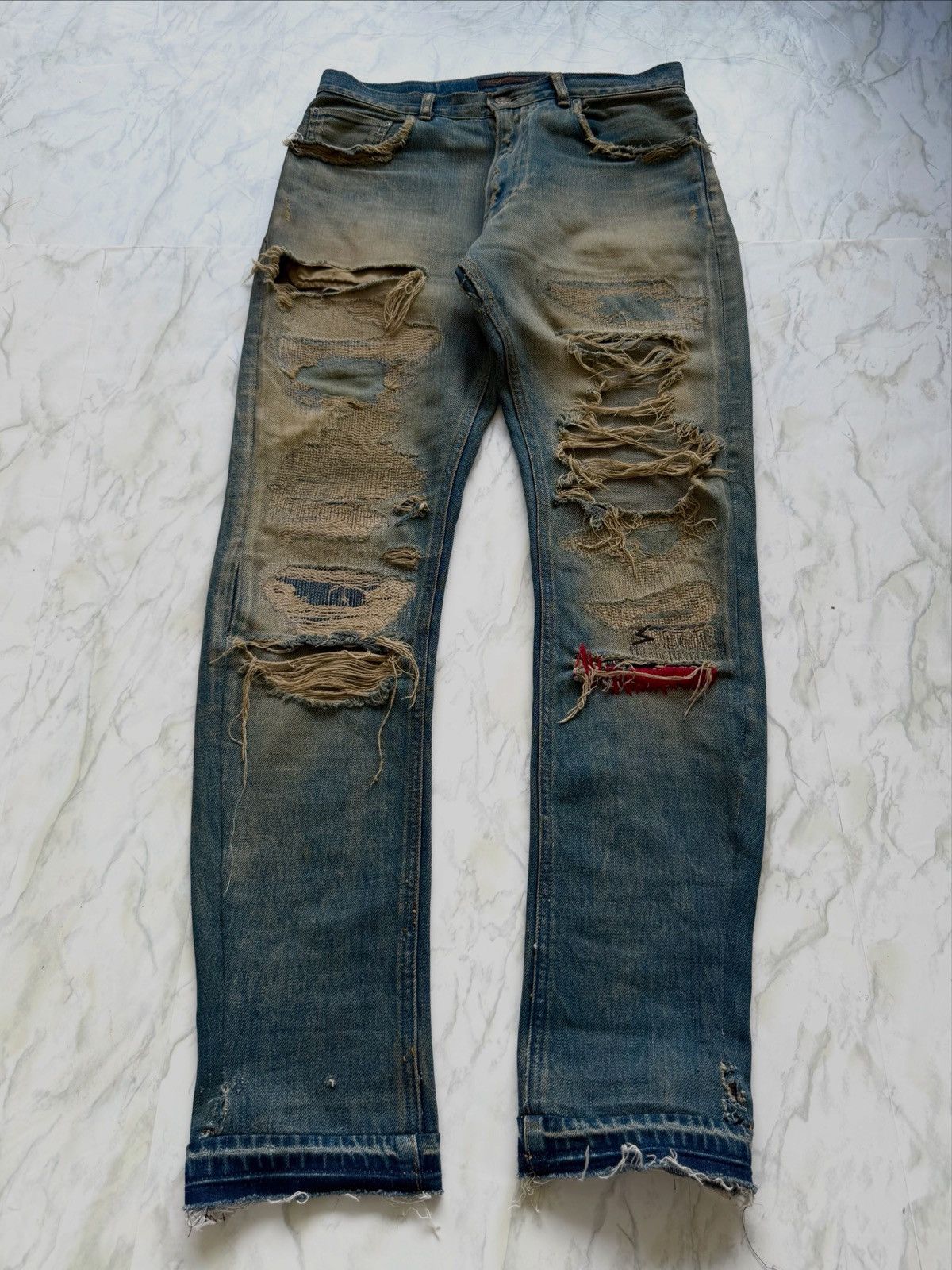 Undercover Undercover 68 2004 “Red Yarn” Denim | Grailed