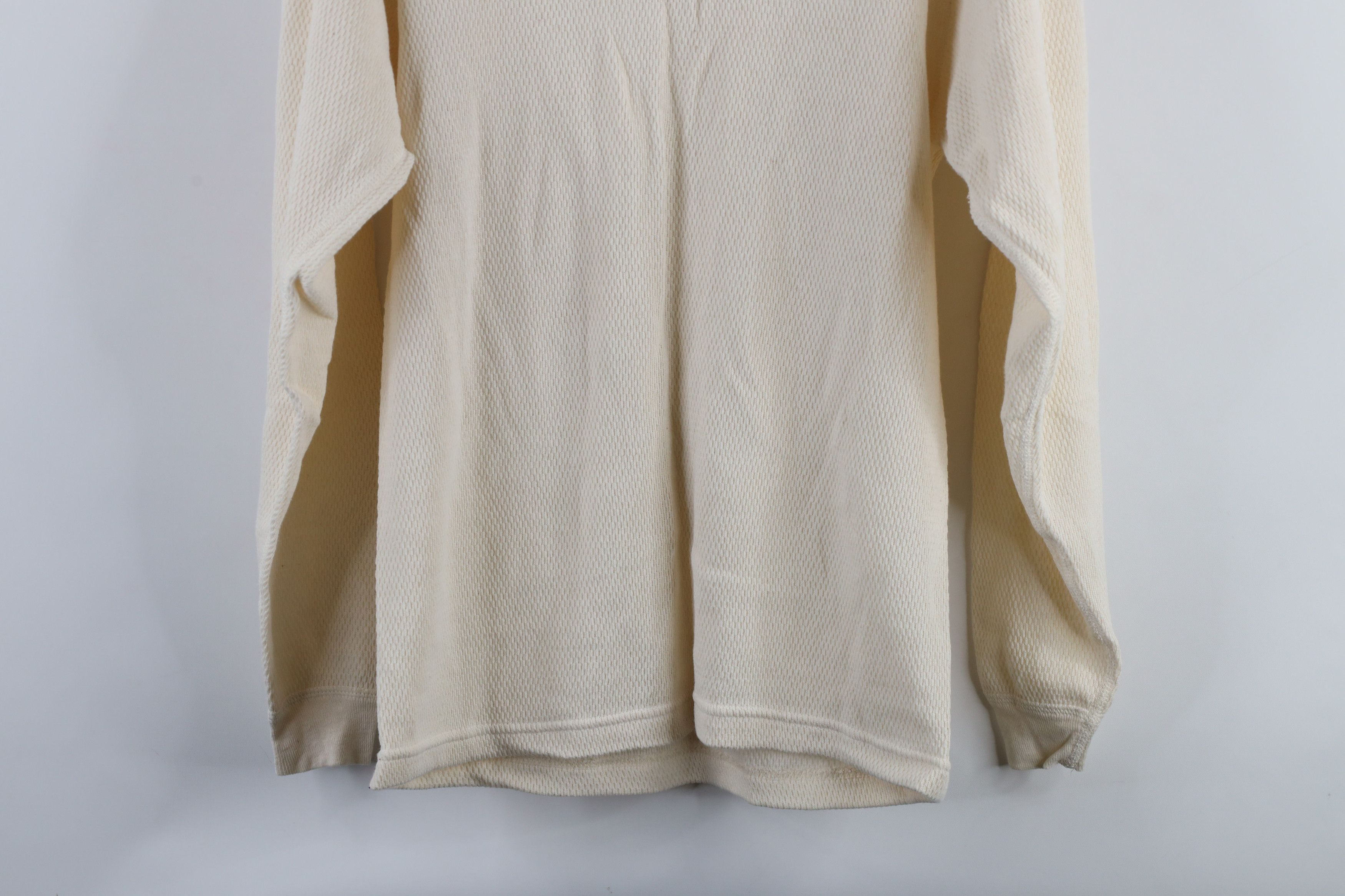Vintage Vintage 90s Streetwear Thermal Waffle Knit T-Shirt USA Size XL / US 12-14 / IT 48-50 - 9 Thumbnail