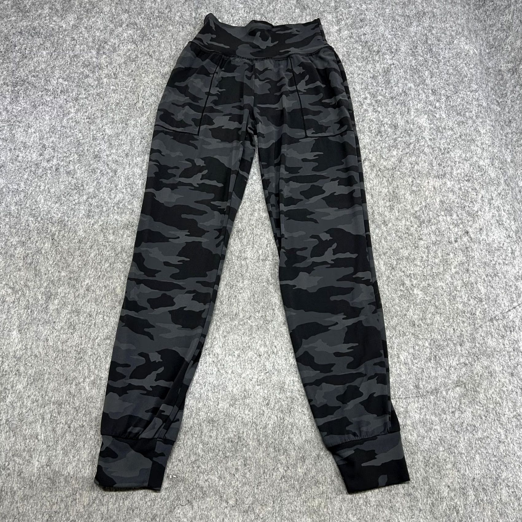 Athleta Athleta Womens XST Black Camo Salutation Jogger Tall Yoga Gym Workout Size 26" / US 2 / IT 38 - 2 Thumbnail
