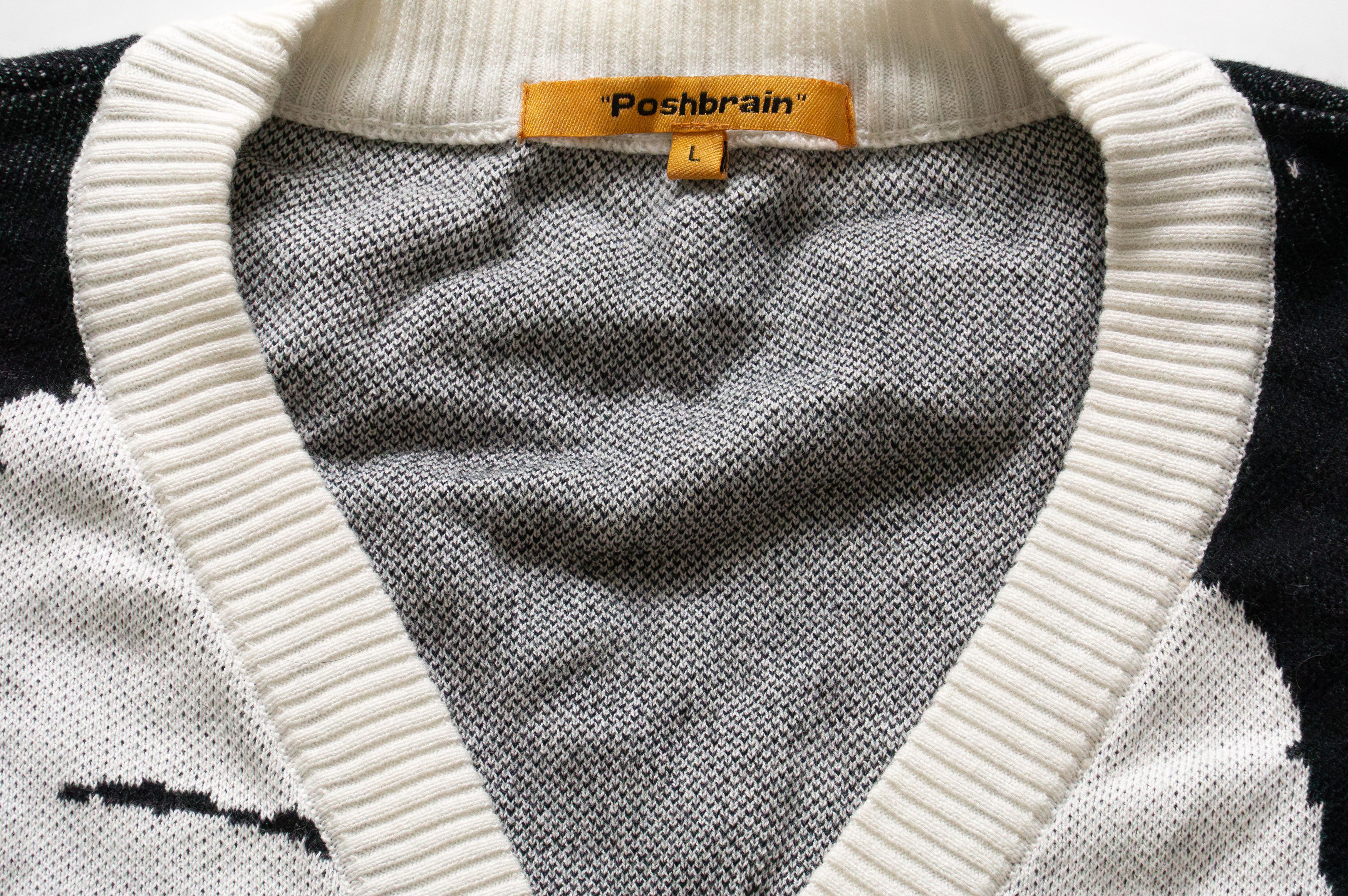 Japanese Brand Archival Japanese Knit Cardigan Vintage Avant Garde y2k Size US L / EU 52-54 / 3 - 4 Thumbnail