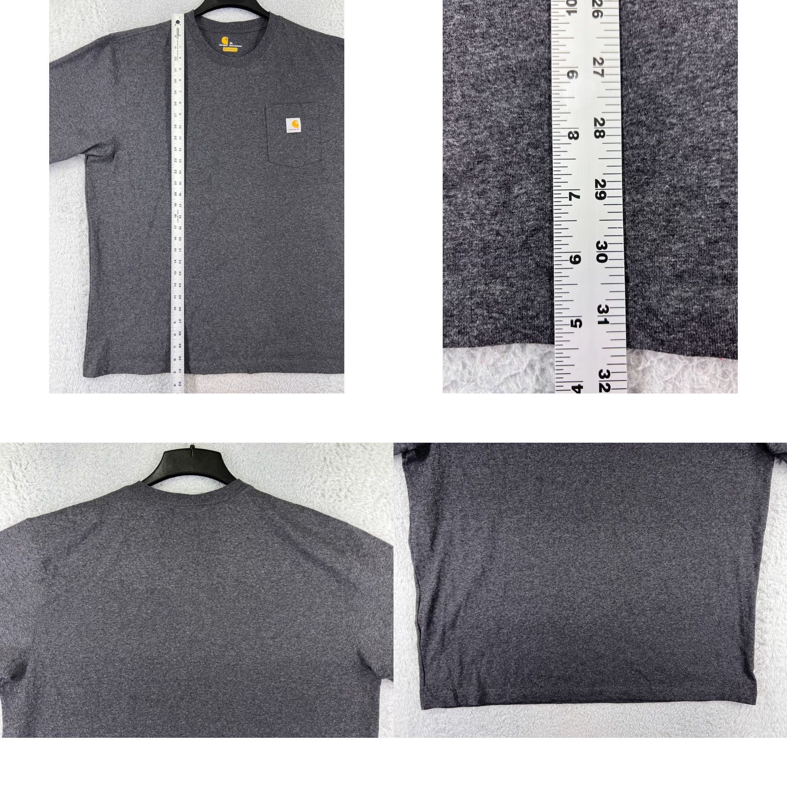 Carhartt Carhartt Shirt XL Gray Pocket Short Sleeve Cotton Blend Original Mens Size US XL / EU 56 / 4 - 9 Thumbnail
