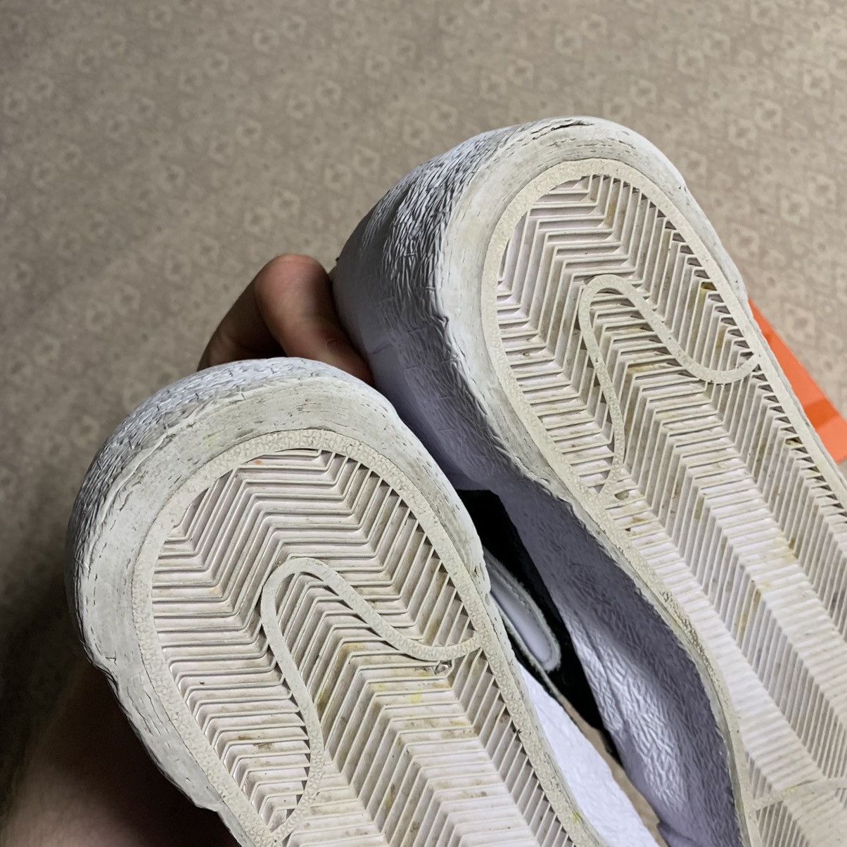 Nike × Sacai Nike X Sacai Blazer Low “Patient Leather Black” 2022 Size US 11 / EU 44 - 10 Thumbnail