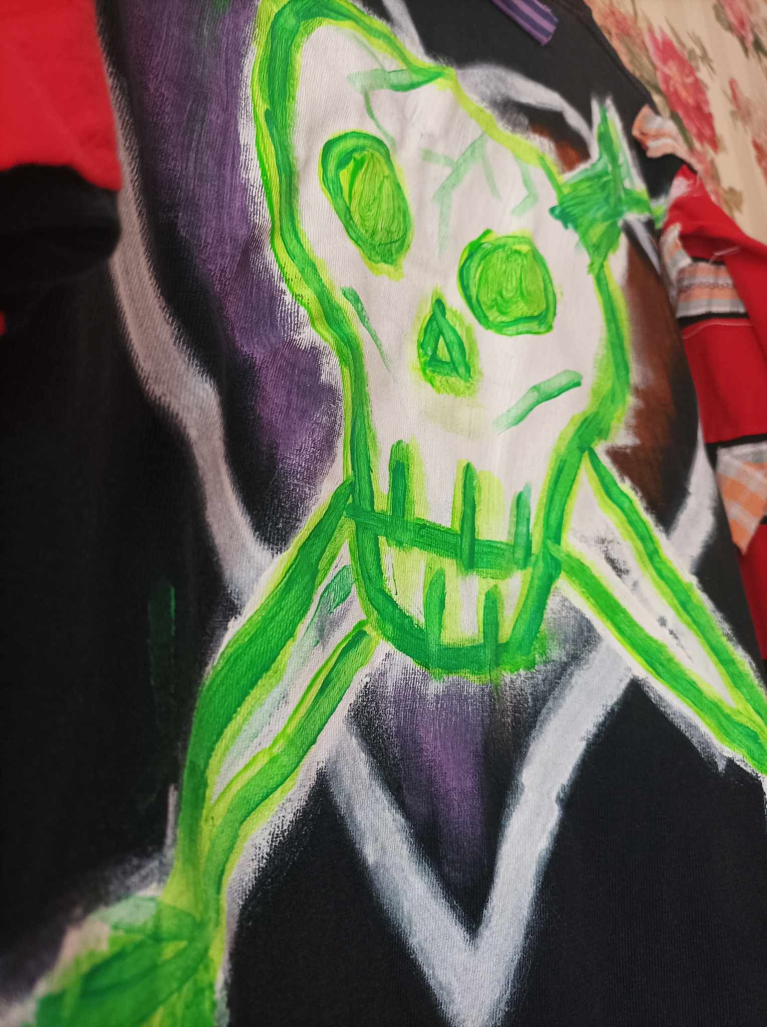 Other Custom Skull Sweatshirt Drip Teddy Bear Size US XXL / EU 58 / 5 - 6 Thumbnail