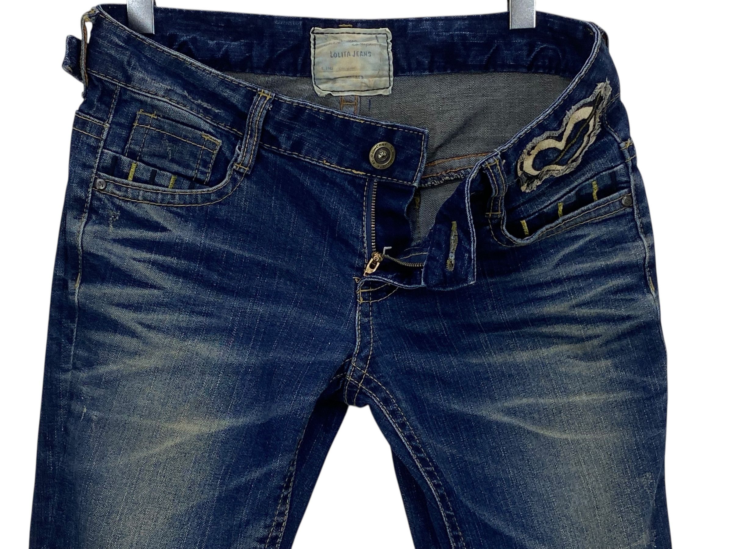 Japanese Brand Lolita Jeans Flare Jeans Size 30" / US 8 / IT 44 - 8 Thumbnail