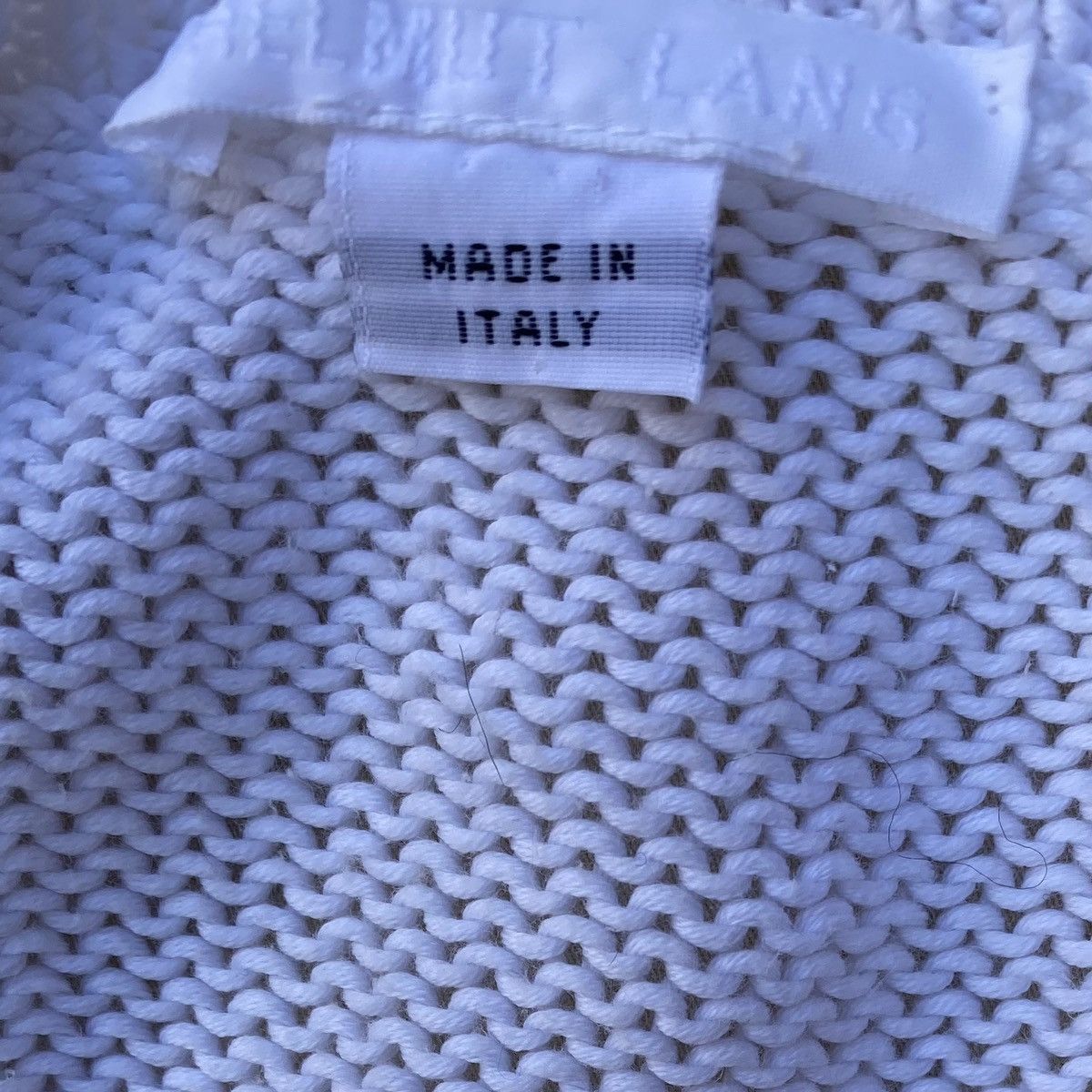 Helmut Lang Helmut Lang Archive 90’s Cotton Knit Sweater Size US M / EU 48-50 / 2 - 3 Thumbnail