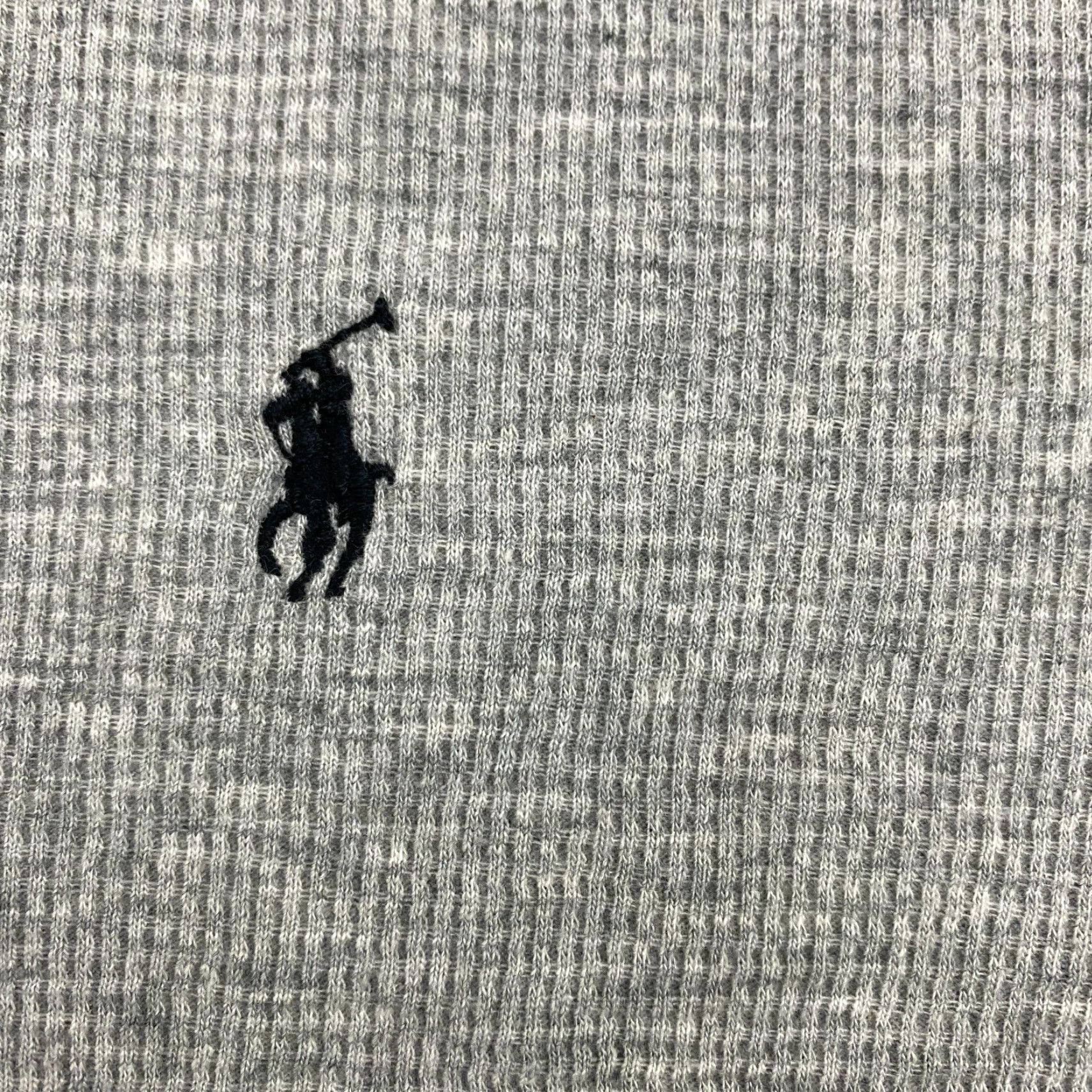 Polo Ralph Lauren VINTAGE Polo Ralph Lauren Thermal Sleep Shirt Men L Gray Waffle Knit Long Sleeve NWT Size US L / EU 52-54 / 3 - 6 Thumbnail