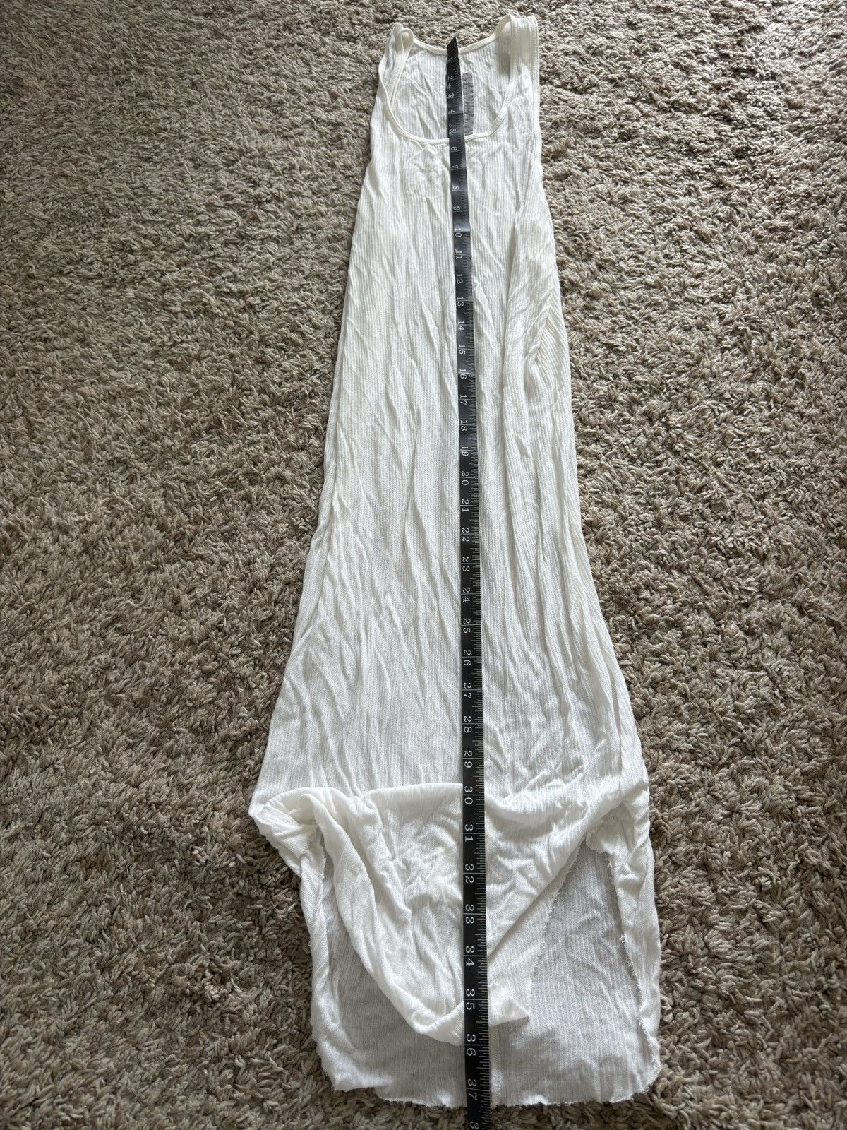 Rick Owens Rick Owens Tank White Size US L / EU 52-54 / 3 - 8 Thumbnail