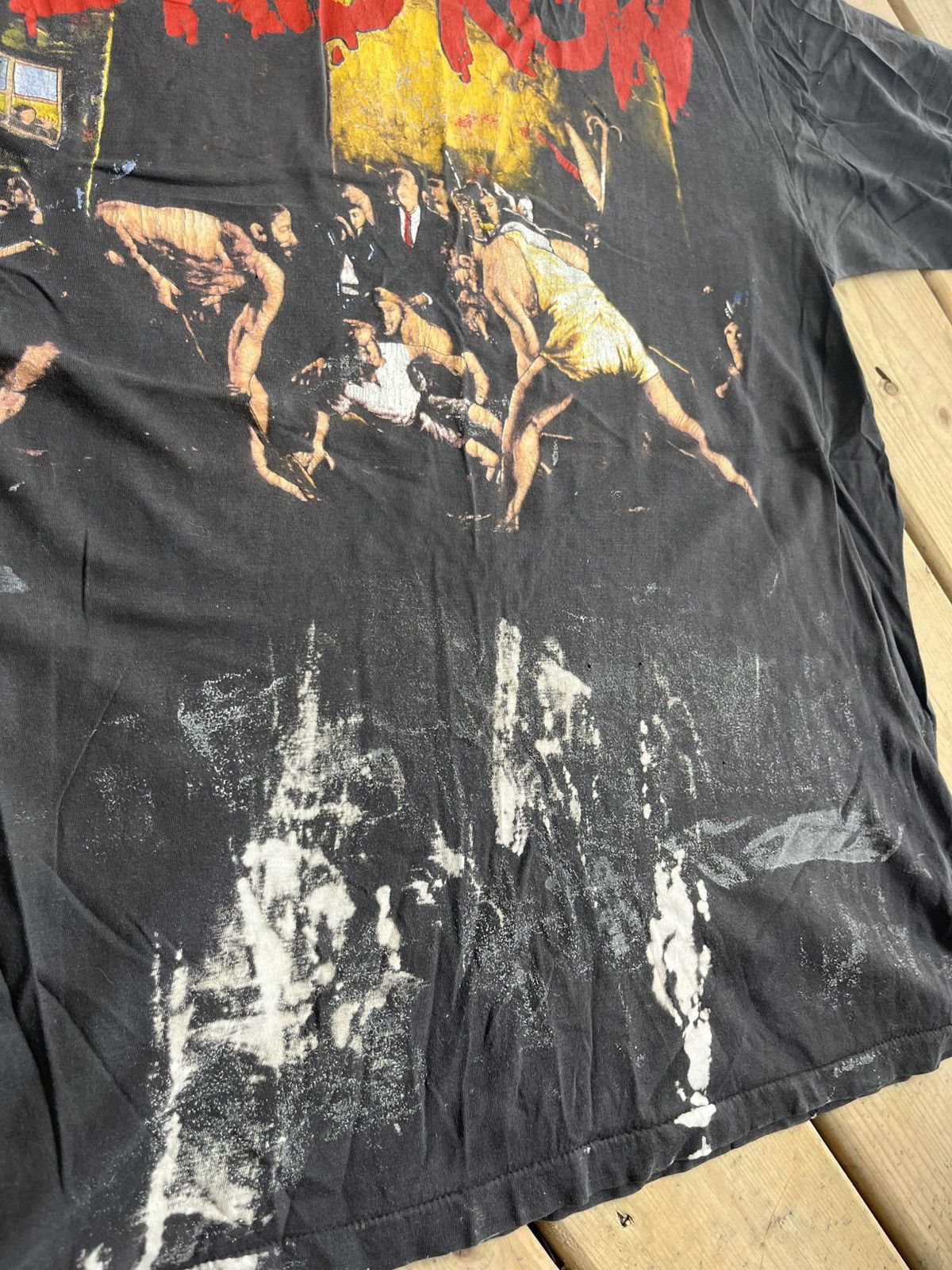 Vintage 1991 SKID ROW SINGLE STITCH ROCK TOUR CONCERT TEE Size US XL / EU 56 / 4 - 3 Thumbnail