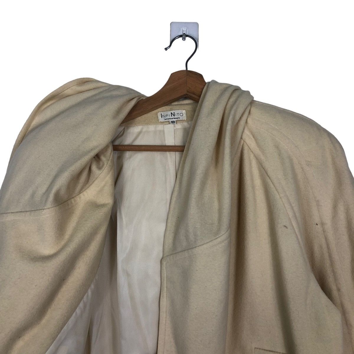 Yohji Yamamoto 🔥90s Oversized Jacket Hoodie Infi Nito Yohji Yamamoto Style Size US M / EU 48-50 / 2 - 10 Thumbnail