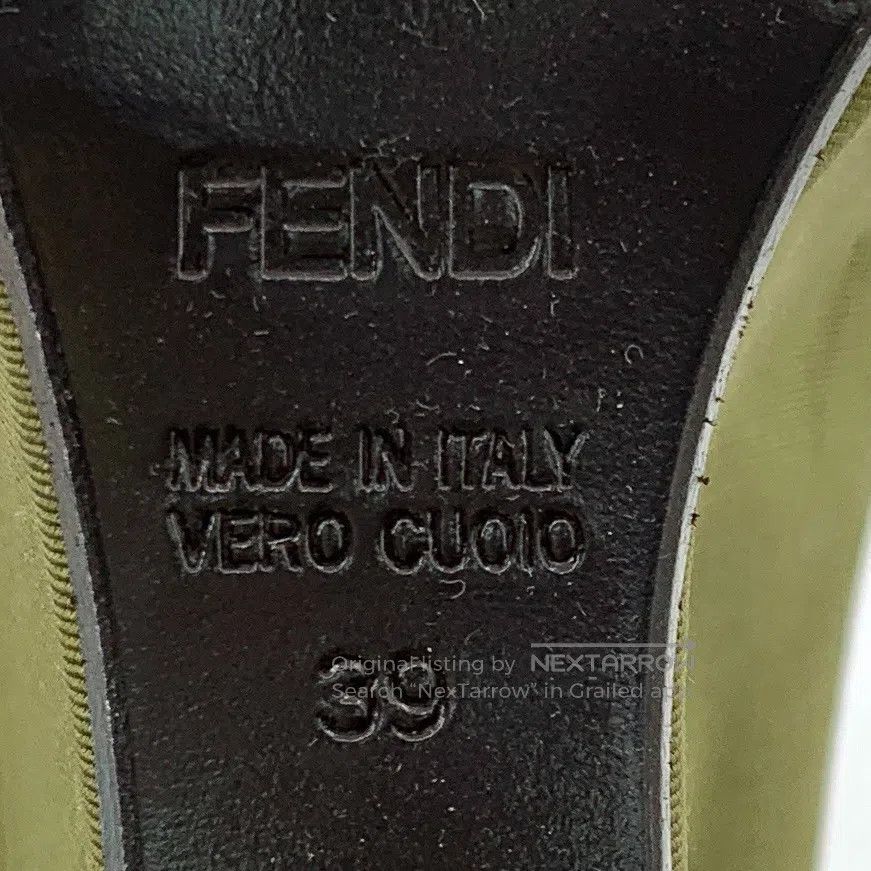 Fendi FENDI Colorful one-strap buckle design thick sole sandals| Size US 8.5 / IT 38.5 - 6 Thumbnail