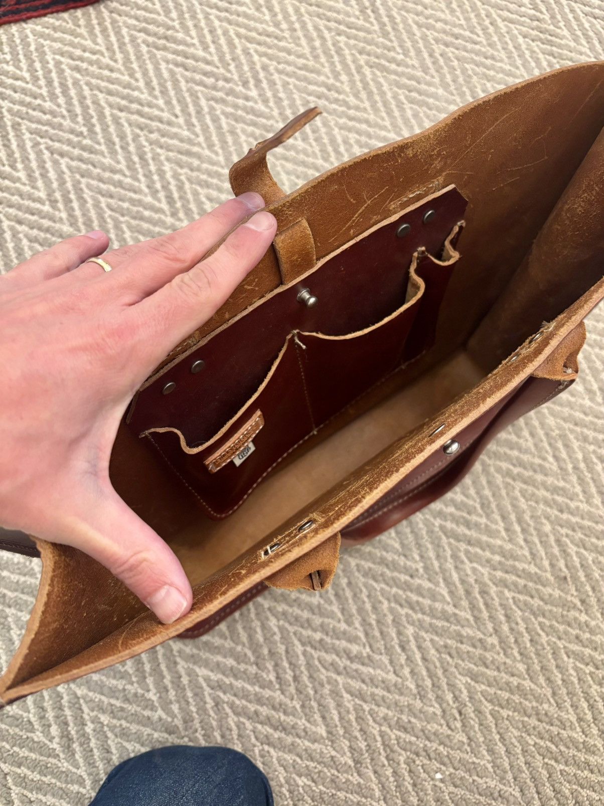 Billykirk Billykirk No 235 Leather Tote Size ONE SIZE - 6 Thumbnail