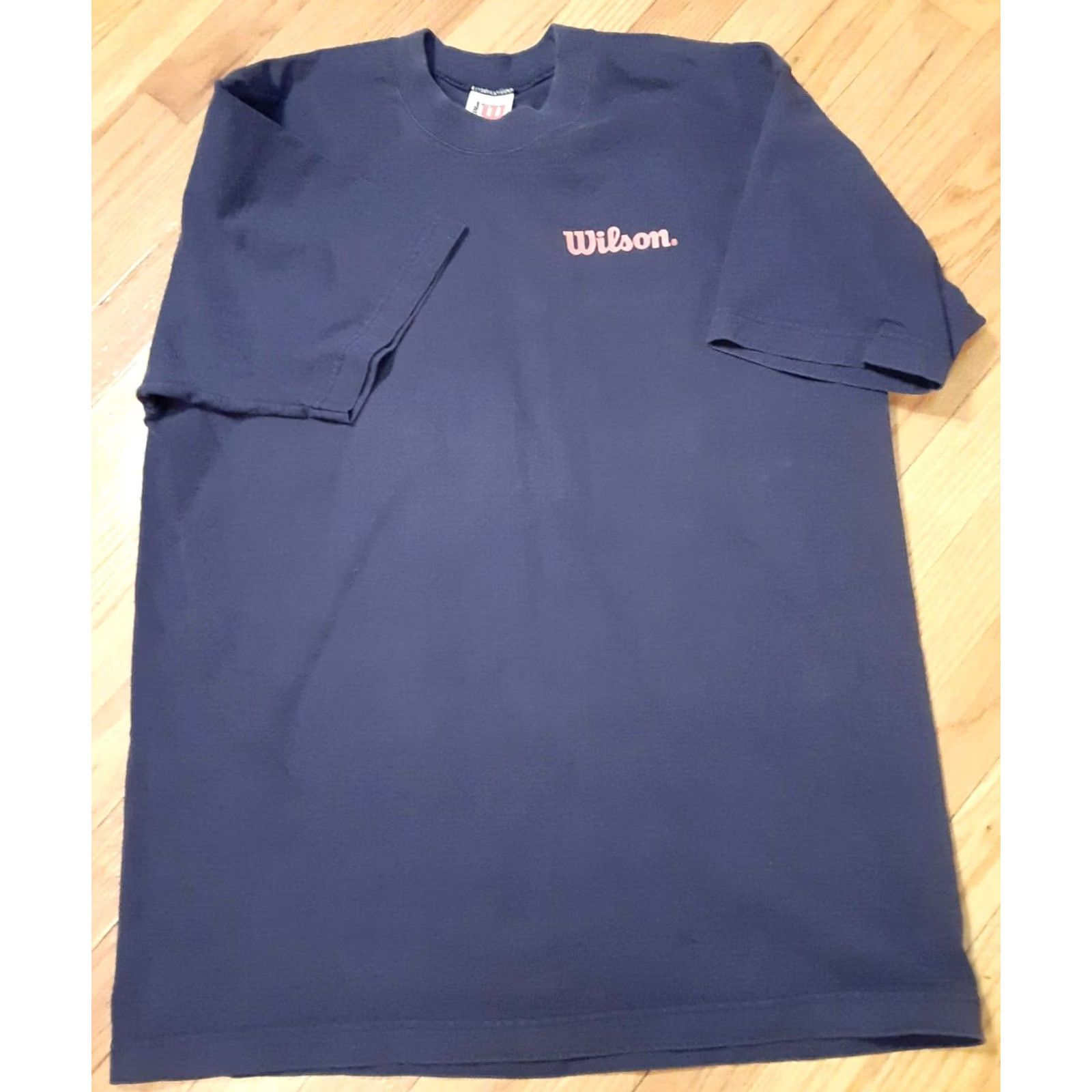 Wilson VINTAGE Wilson Sporting Goods T-Shirt XL Blue USA Men Short Sleeve Solid Pattern Heavy Duty Fun Size US XL / EU 56 / 4 - 4 Thumbnail