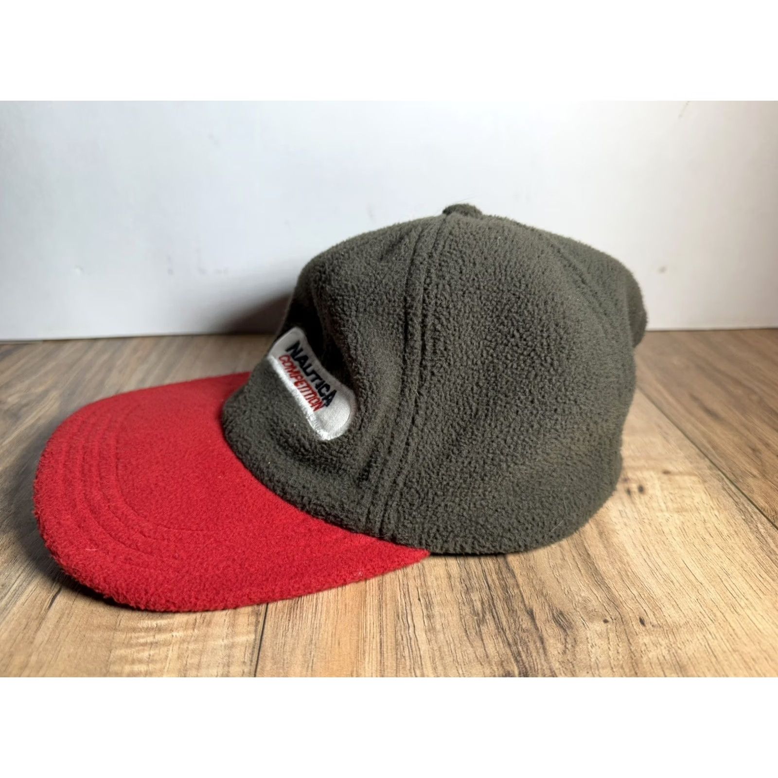 Nautica VINTAGE Nautica Competition Hat 90s Mens Army Green Fleece Strapback Cap Size US M / EU 48-50 / 2 - 3 Thumbnail