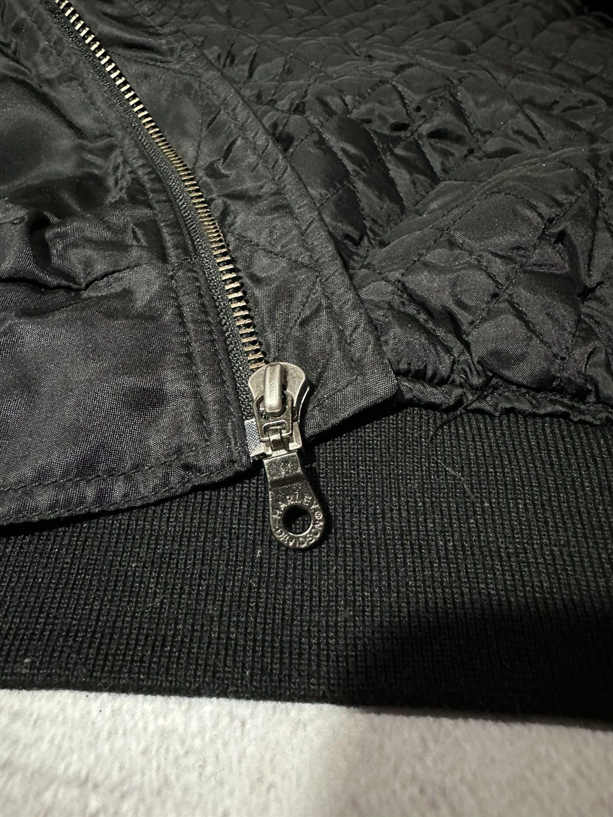 Harley Davidson × Vintage Harley Davidson vintage big logo oversized bomber jacket Size US XL / EU 56 / 4 - 8 Thumbnail