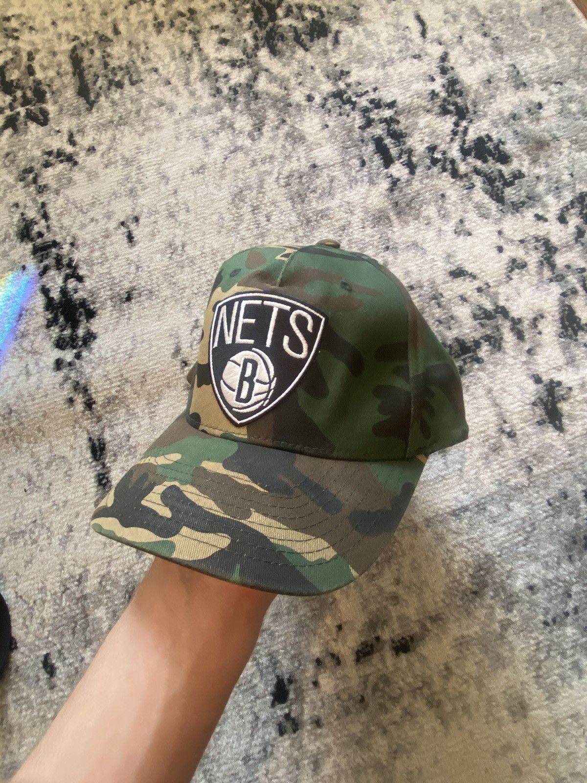 Mitchell & Ness × NBA Brooklyn Nets Camo Cap Mitchell&Ness Vintage Streetwear Y2k Size ONE SIZE - 1 Thumbnail