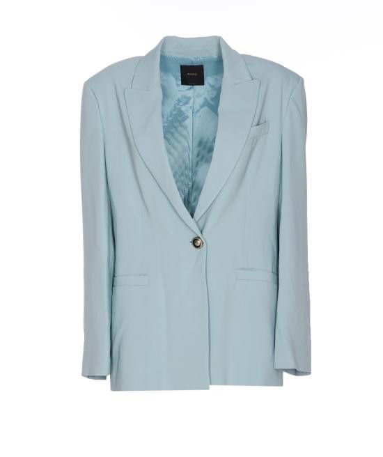 Pinko PINKO Women Jackets 104883 A213E28 Blue Size M / US 6-8 / IT 42-44 - 1 Thumbnail