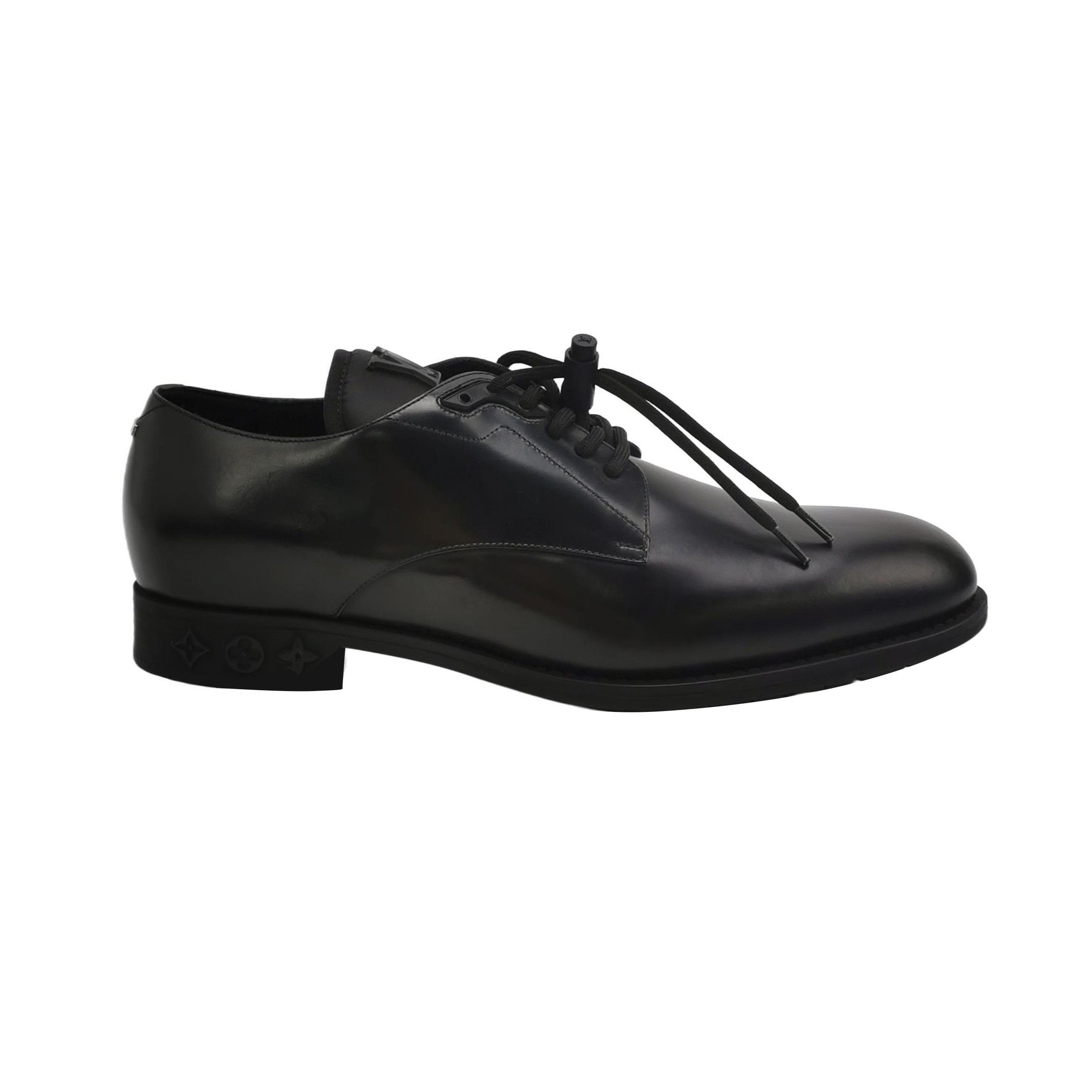Louis Vuitton Louis Vuitton Monogram Heel Leather Derby Shoes Size 8 Size US 9 / EU 42 - 1 Thumbnail