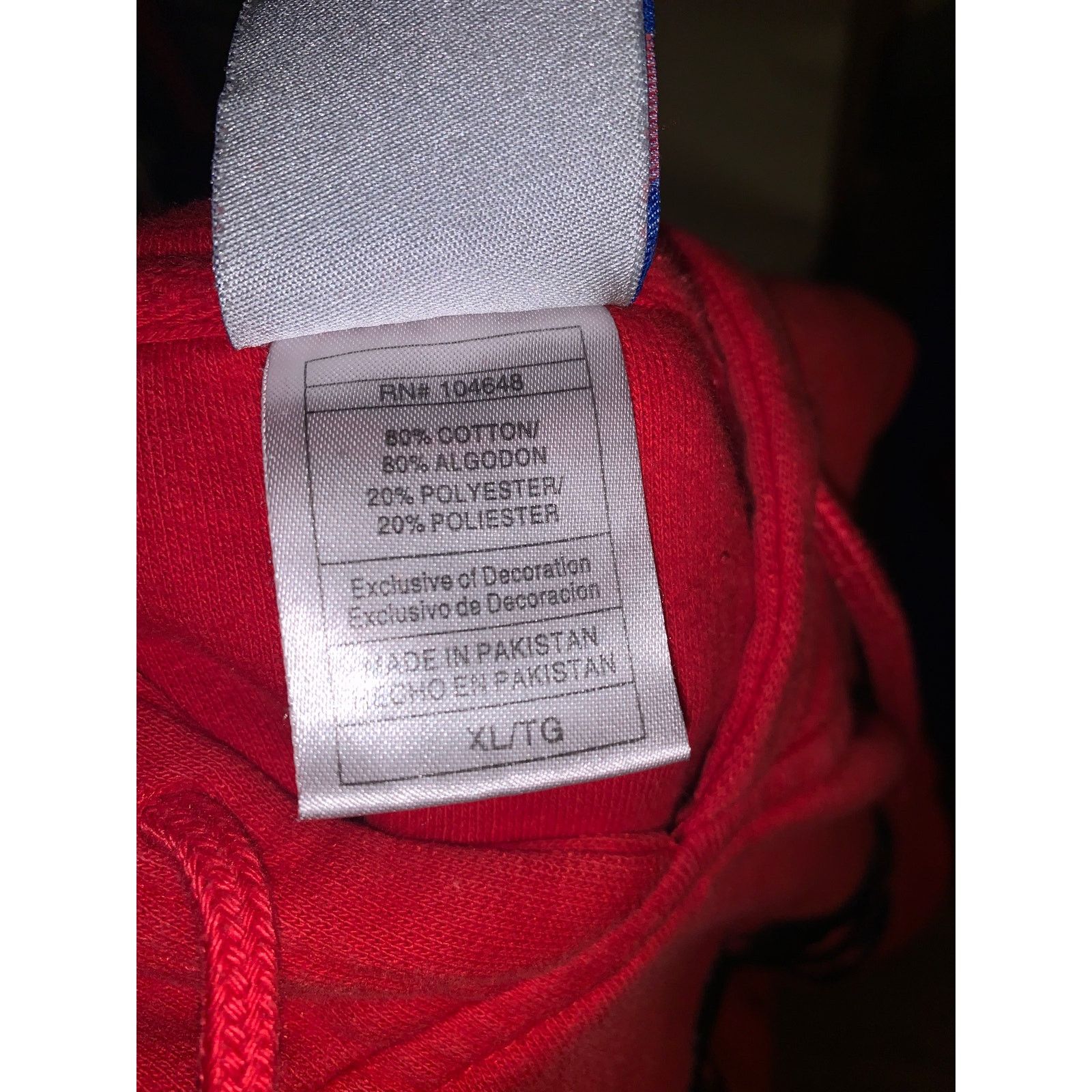 NBA Philadelphia 76ers Hoodie XL Red Official NBA Sweatshirt Size US XL / EU 56 / 4 - 9 Thumbnail