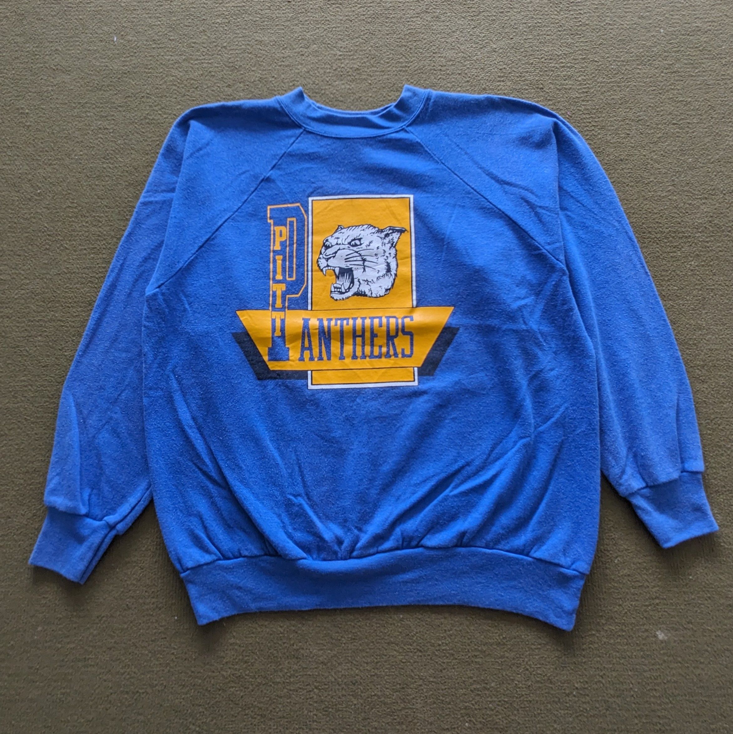 NFL Vintage PITT PANTHER American Football NFL Sweatshirt Size US M / EU 48-50 / 2 - 1 Thumbnail