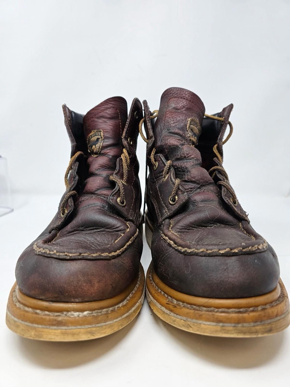 Other Mens 8 D Red Wing Irish Setter Brown Leather Chukka Work Size US 8 / EU 41 - 4 Thumbnail