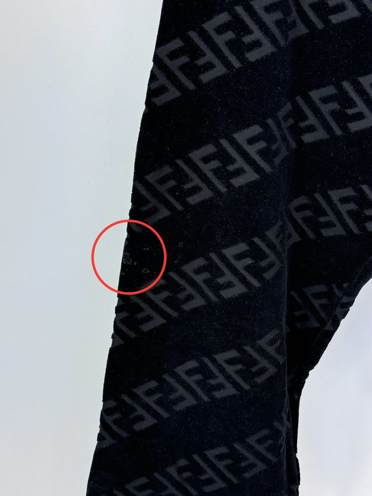 Fendi LOGO PRINT VELVET JOGGERS Size US 30 / EU 46 - 3 Thumbnail
