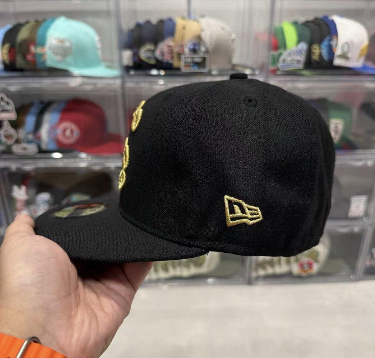 New Era New Era embroidered collaboration flat brim baseball cap J32 Size ONE SIZE - 2 Thumbnail